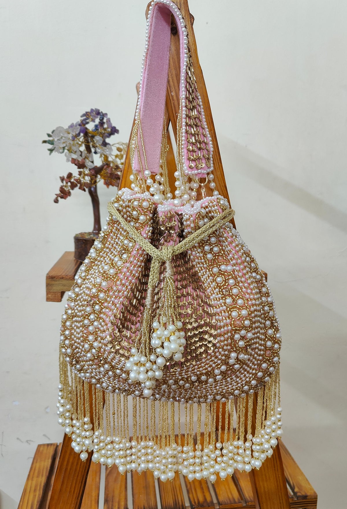 VRPS Potli Bag | Handcrafted Ethnic Bag | SWIS-1773 | Additional Angle