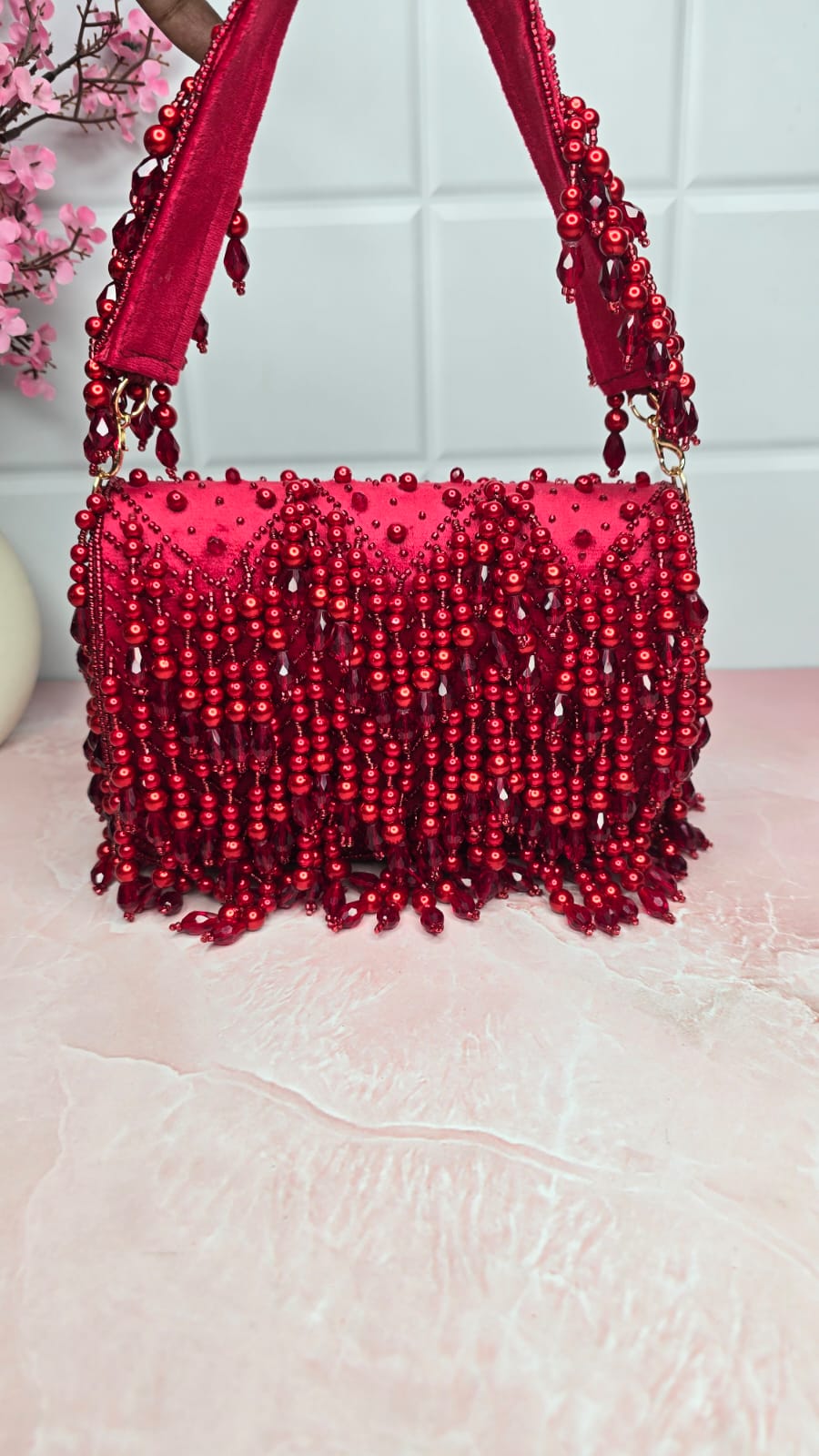 Pearl Flap Bag