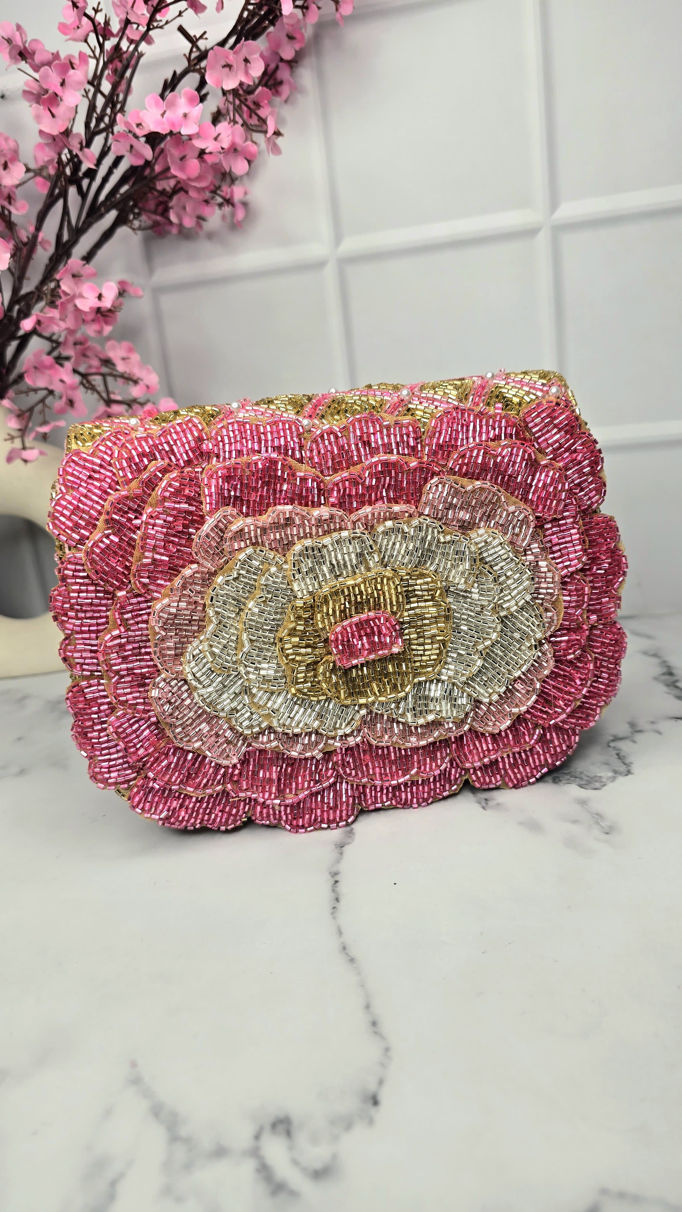 Floral Flap Bag