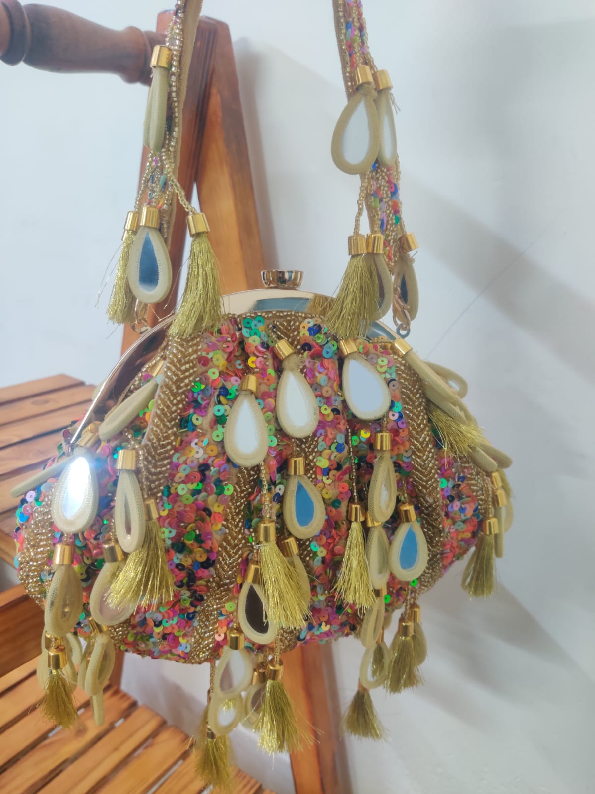 Mirror Batua Bag