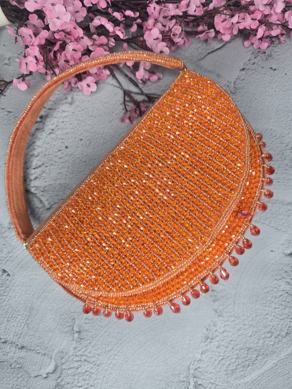 Moon Shape Clutch