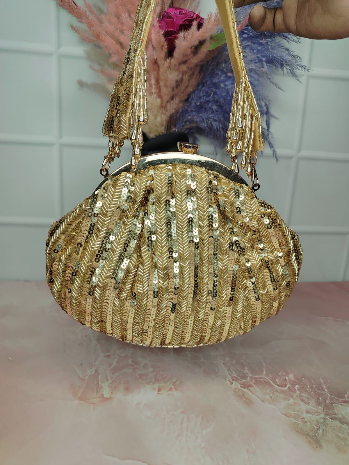 VRPS Batua Bag | Handcrafted Ethnic Bag | SWIS-1923 | Additional Angle