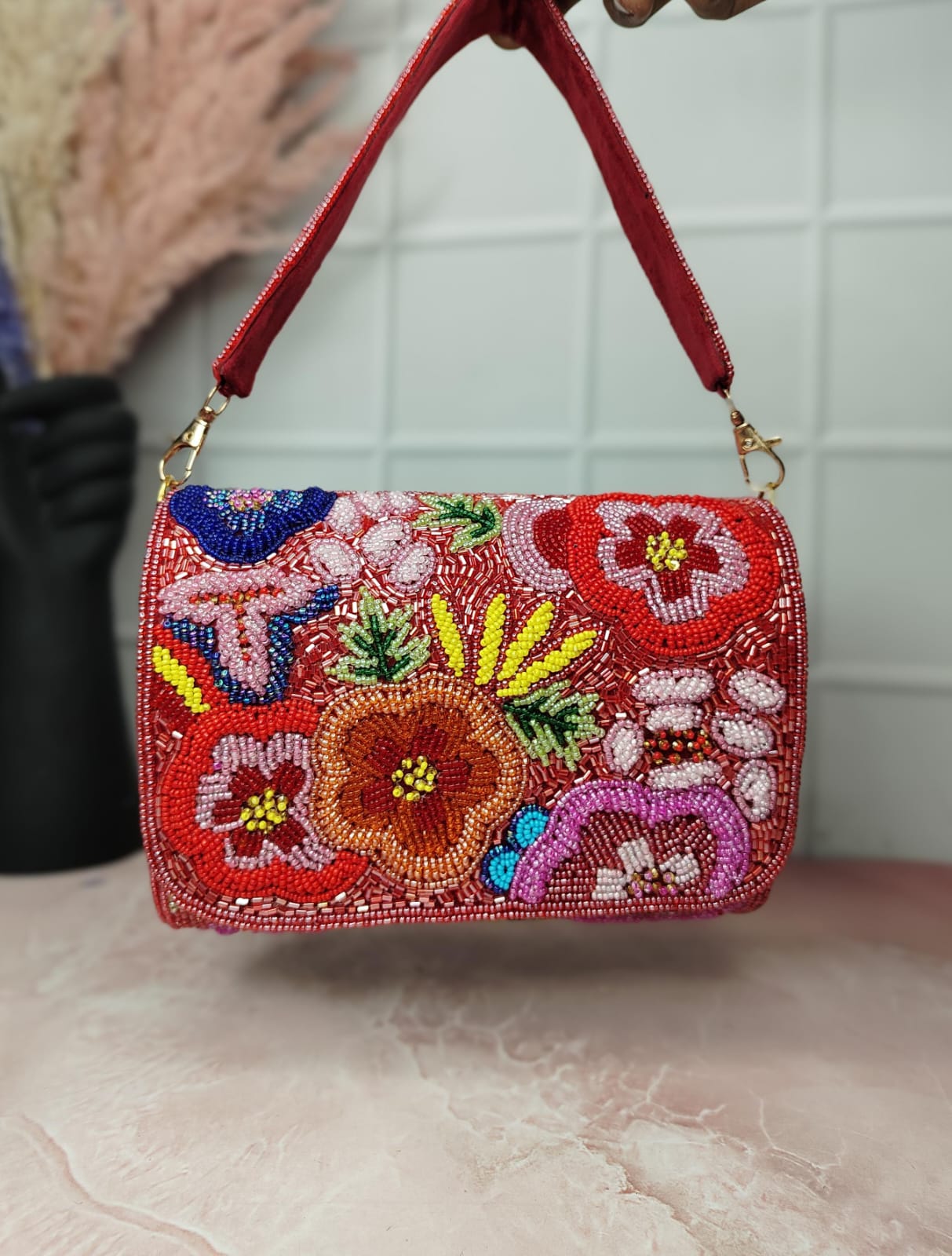 Floral Flap Bag