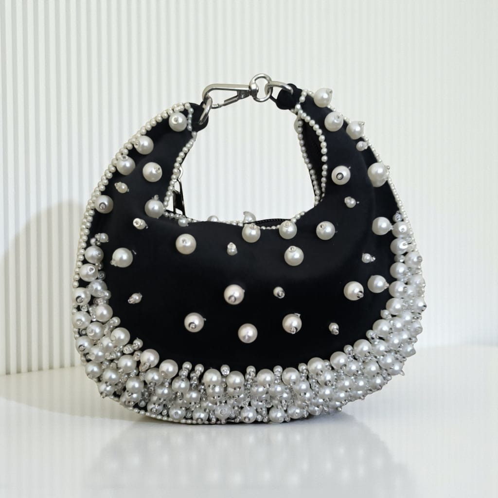 New pearl Moon Clutch