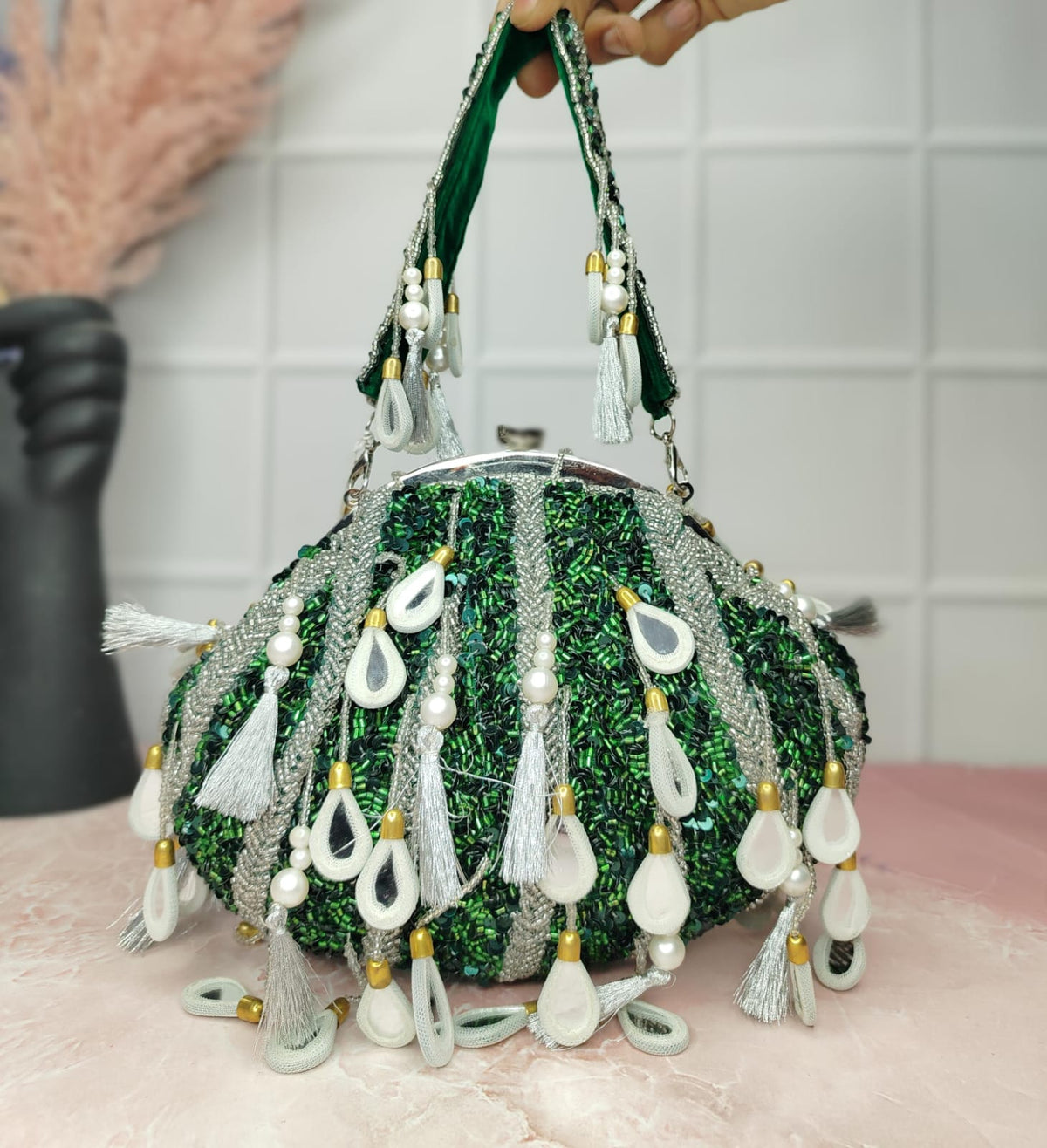 VRPS Batua Bag | Handcrafted Ethnic Bag | SWIS-1988 | Additional Angle