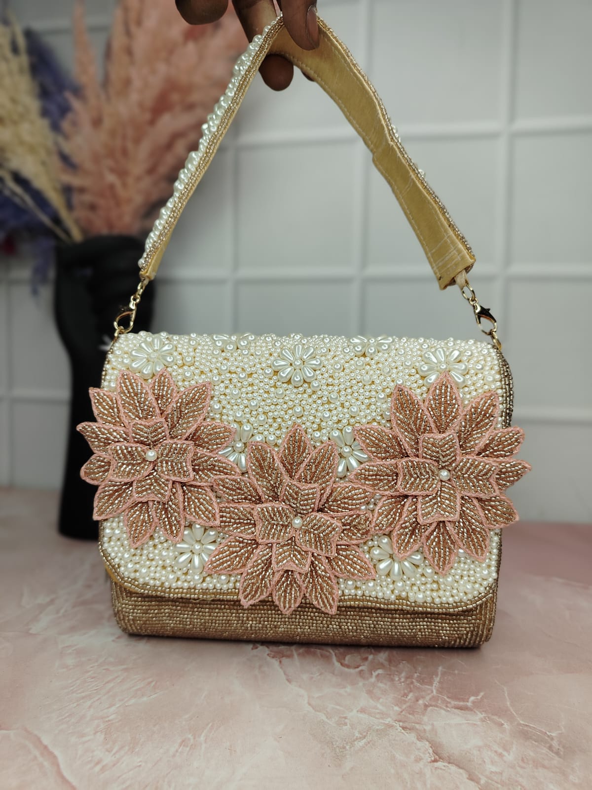 Floral Flap Bag