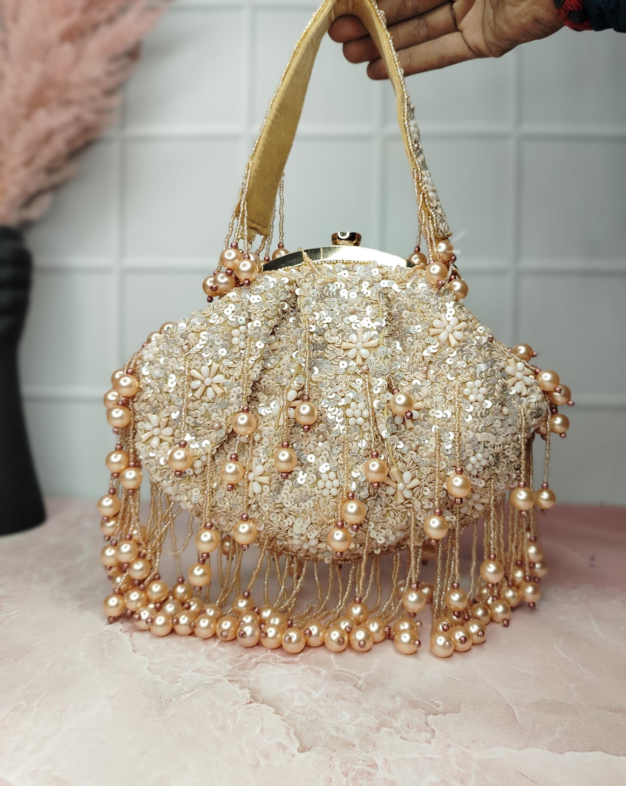 Pearl Batua Bag