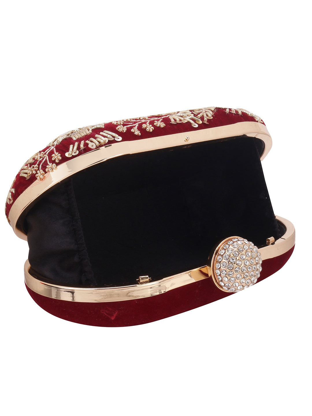 VRPS Embroidered Clutch | Handcrafted VRPS Embroidered Clutch | SWIS-116
