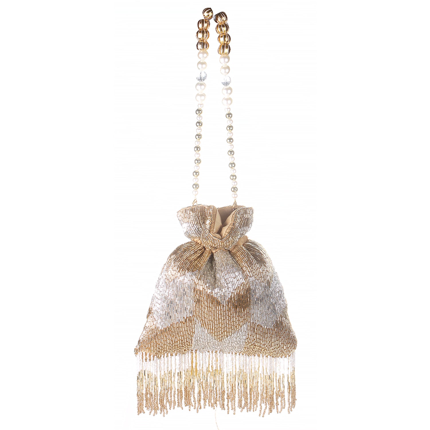 GOLD TASSEL potli
