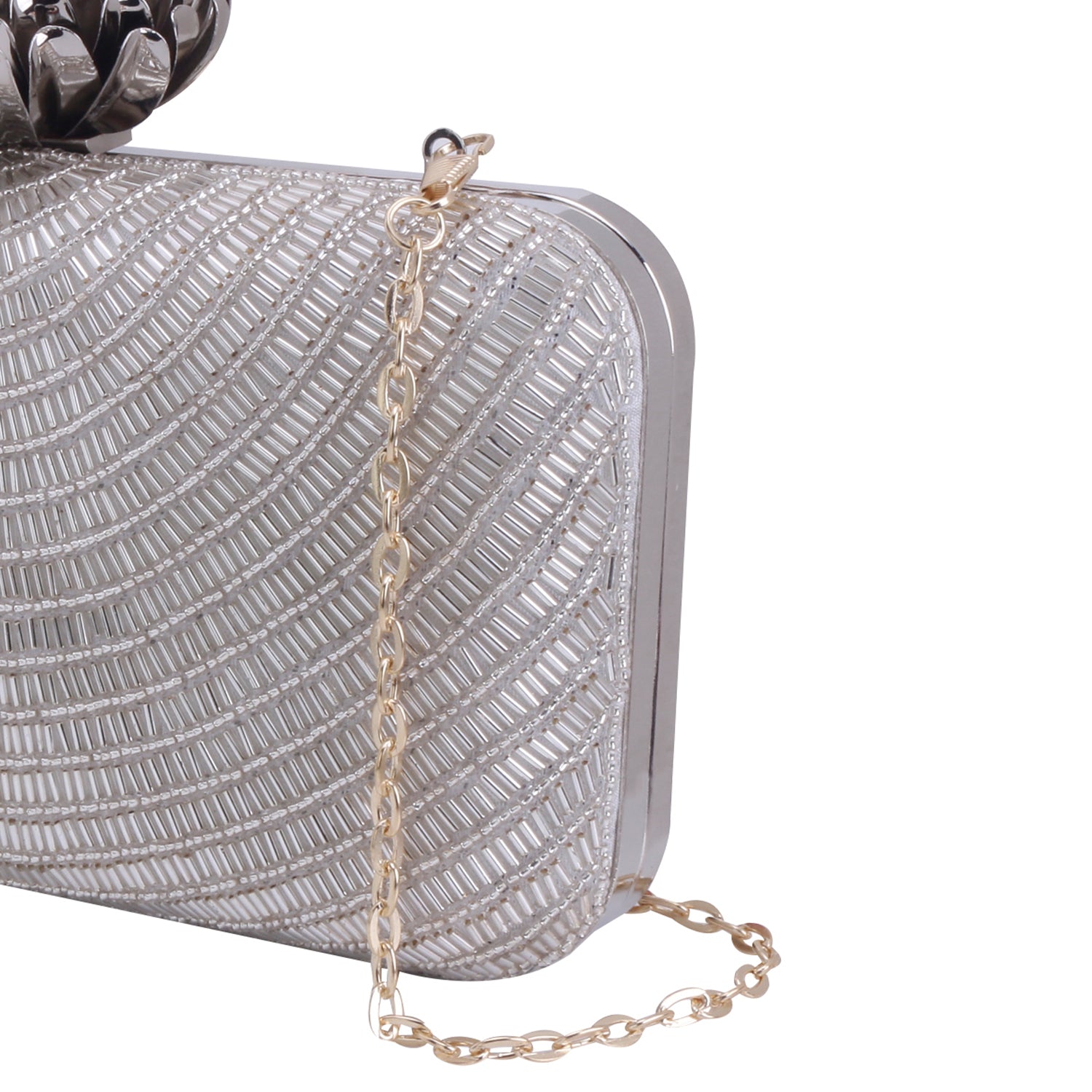 silver clutch