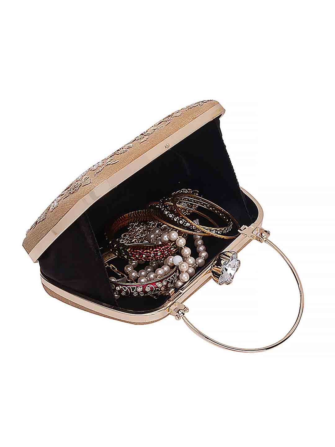 VRPS Embroidered Clutch | Handcrafted Ethnic Bag | SWIS-570