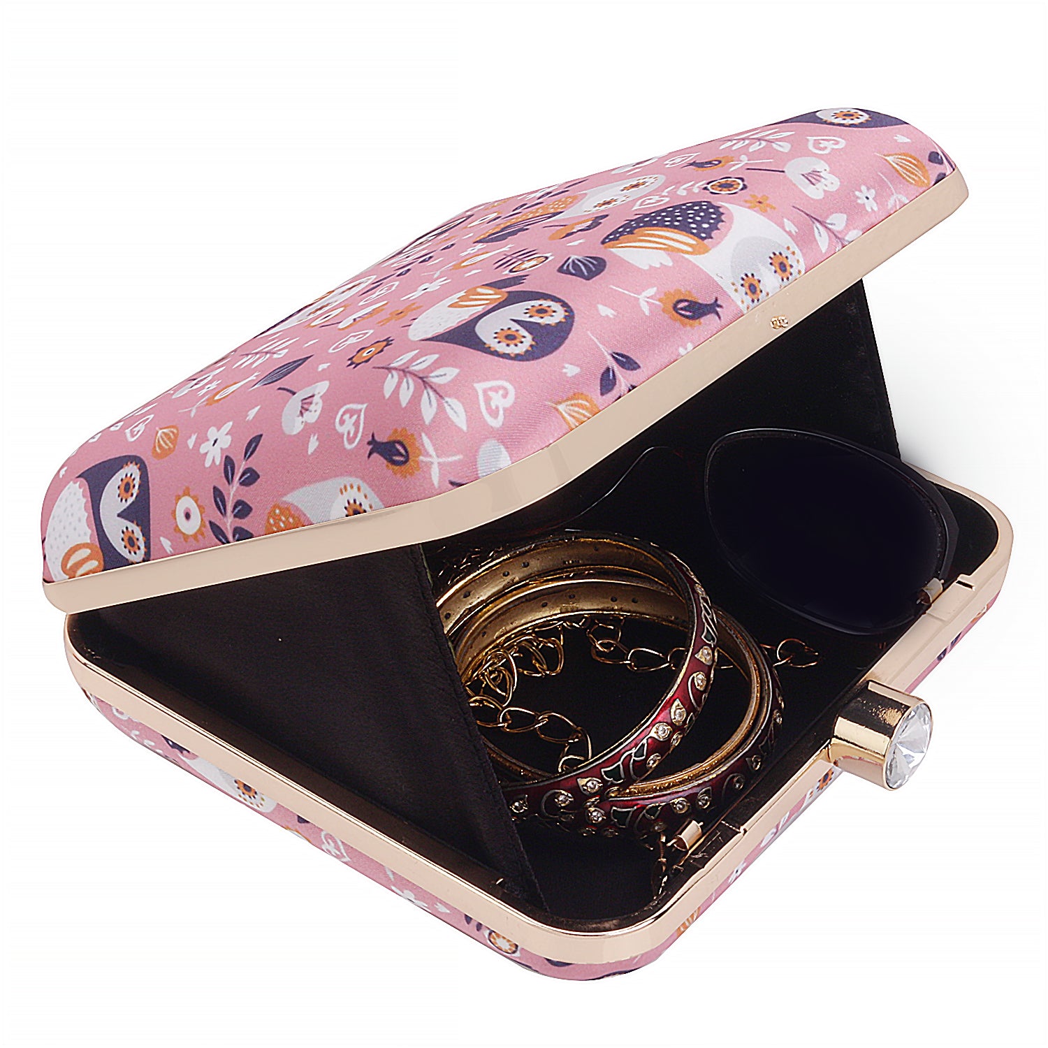 Stylish Printed Box Clutch For Girls And Women