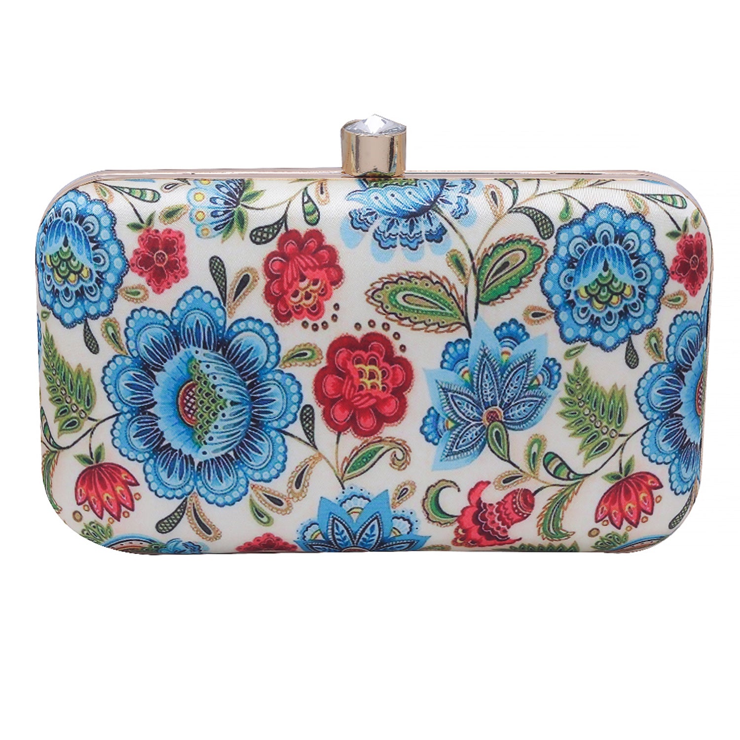 Floral Printed Clutch