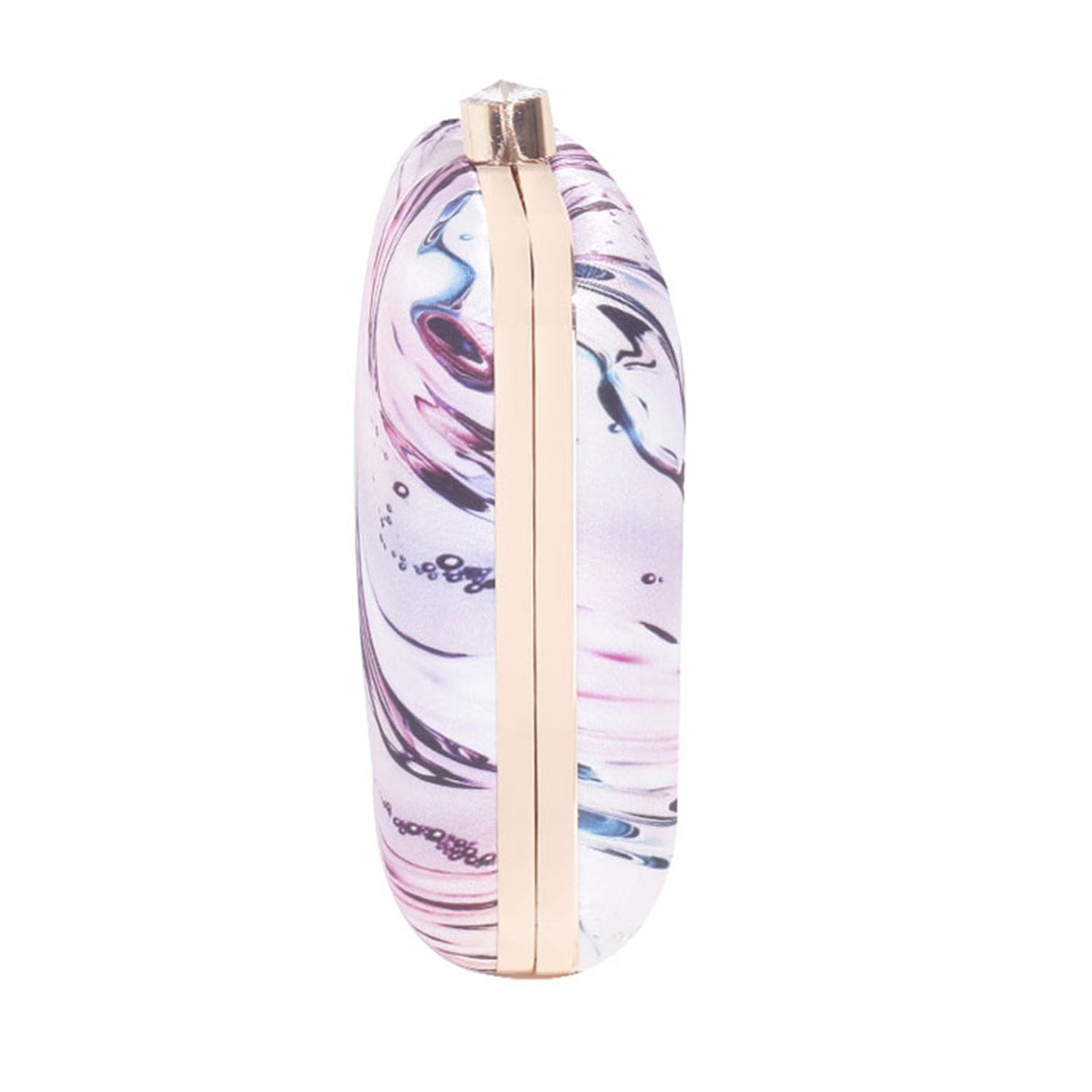 Printed clutch bag