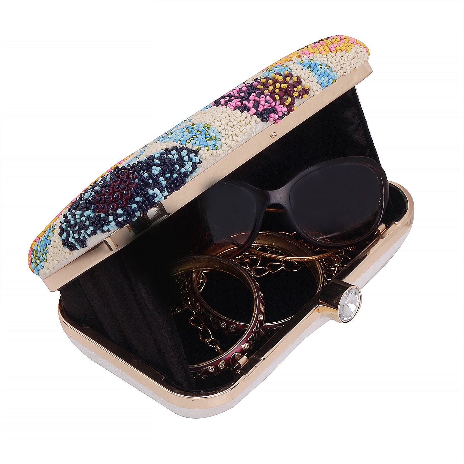 Designer Beaded Rectangle Clutch