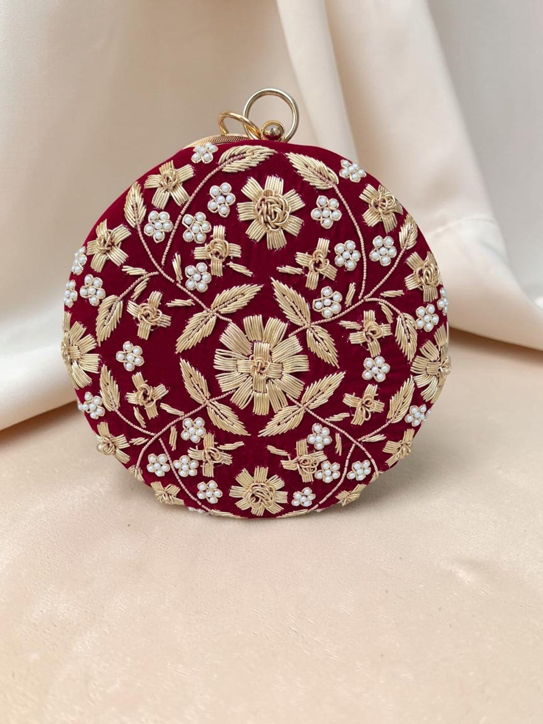 VRPS Embroidered Clutch | Handcrafted Ethnic Bag | SWIS-4519