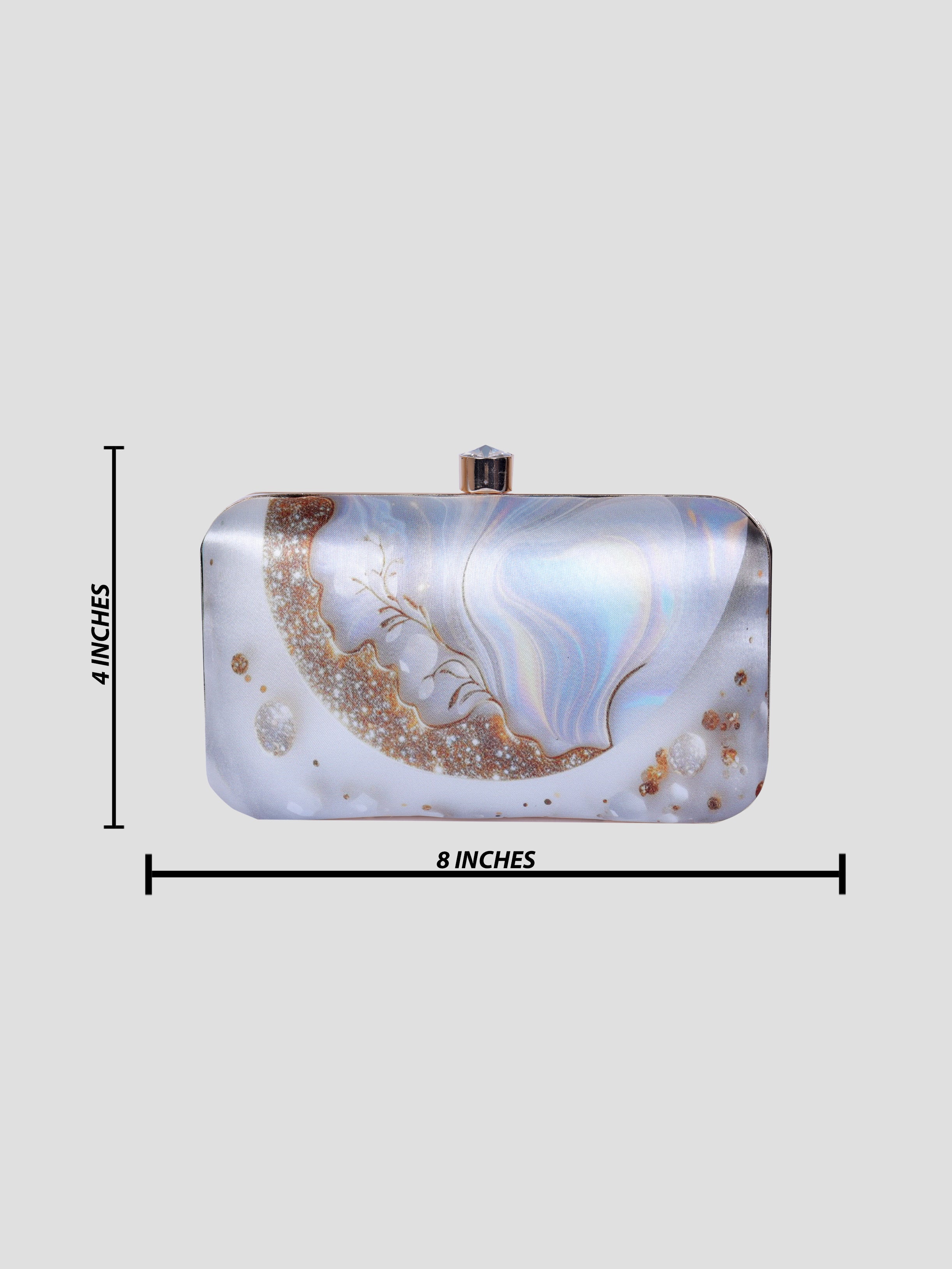 VRPS Printed Clutch | Handcrafted Ethnic Bag | SWIS-1326 | Additional Angle
