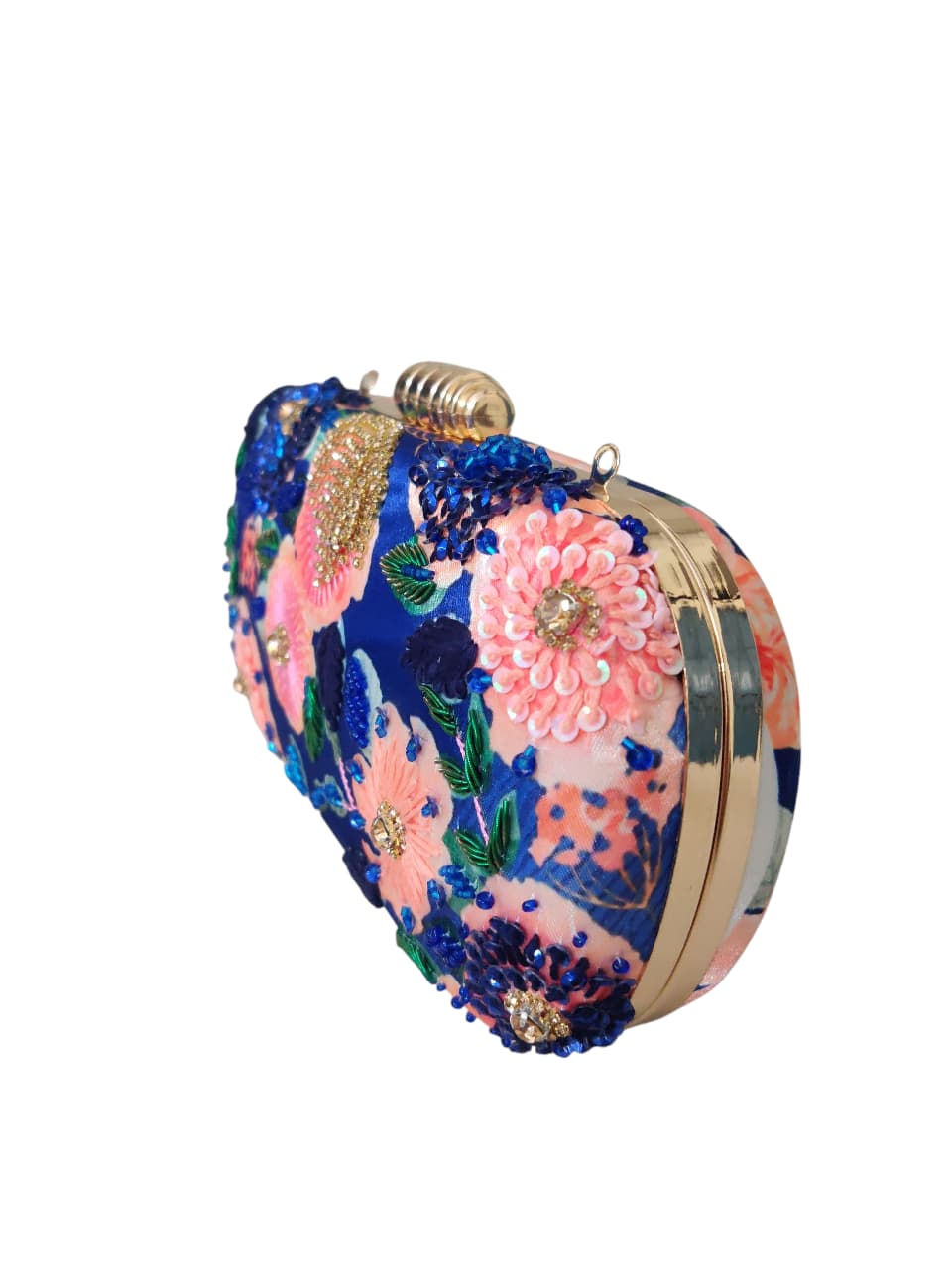 VRPS Printed Embroidered Clutch | Handcrafted Ethnic Bag | SWIS-3661