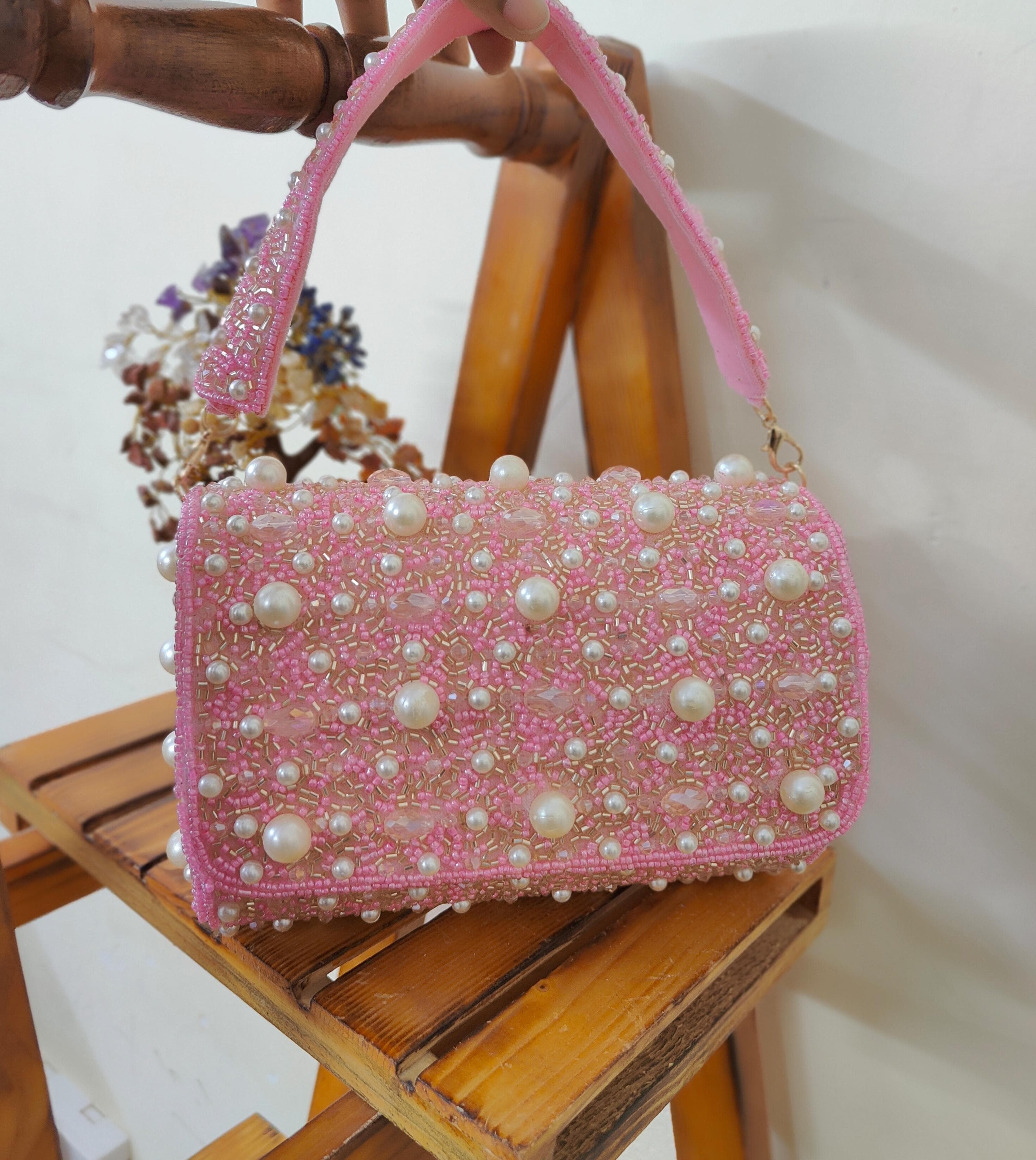 Pearl Flap Bag