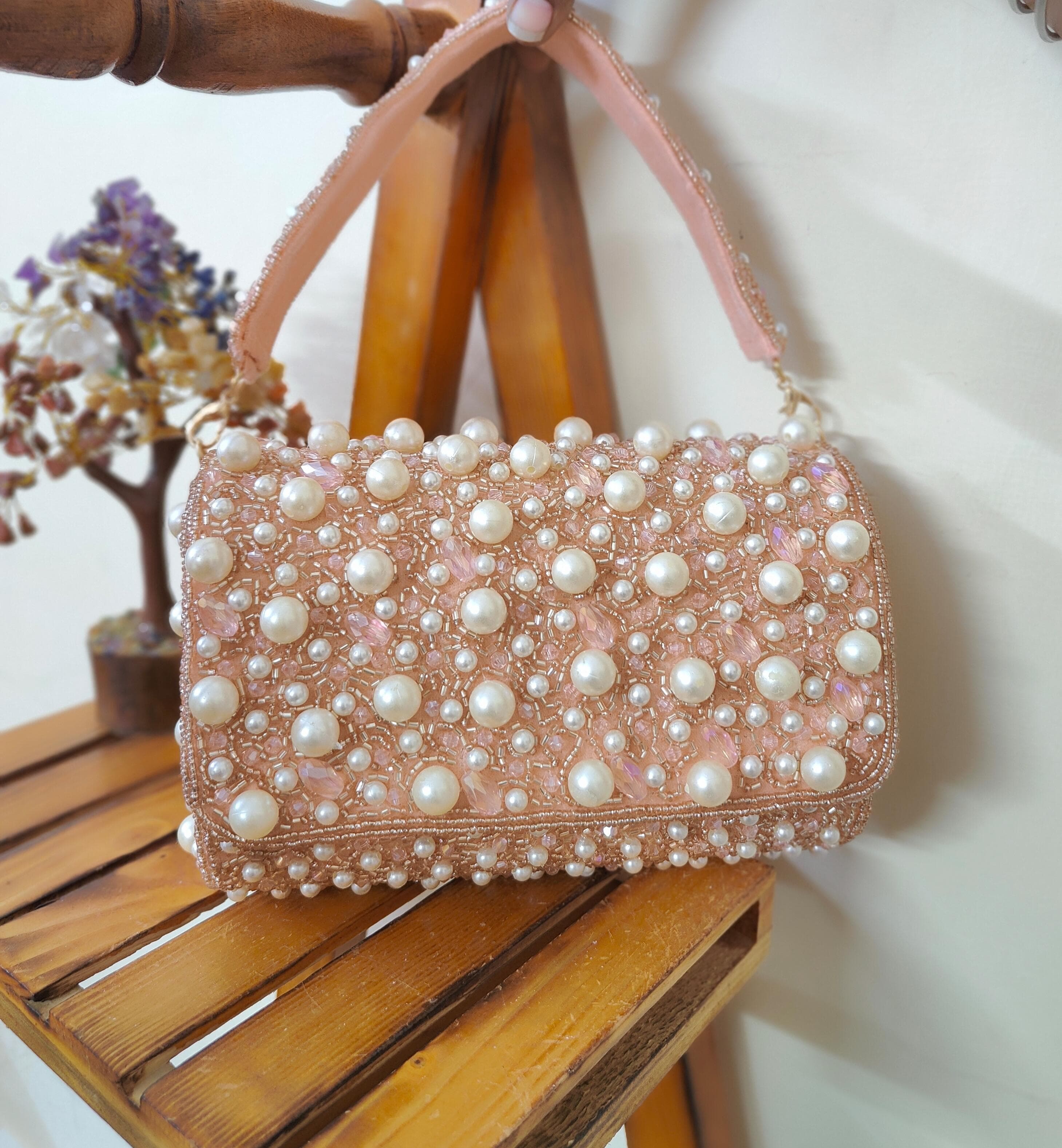 Pearl Flap Bag