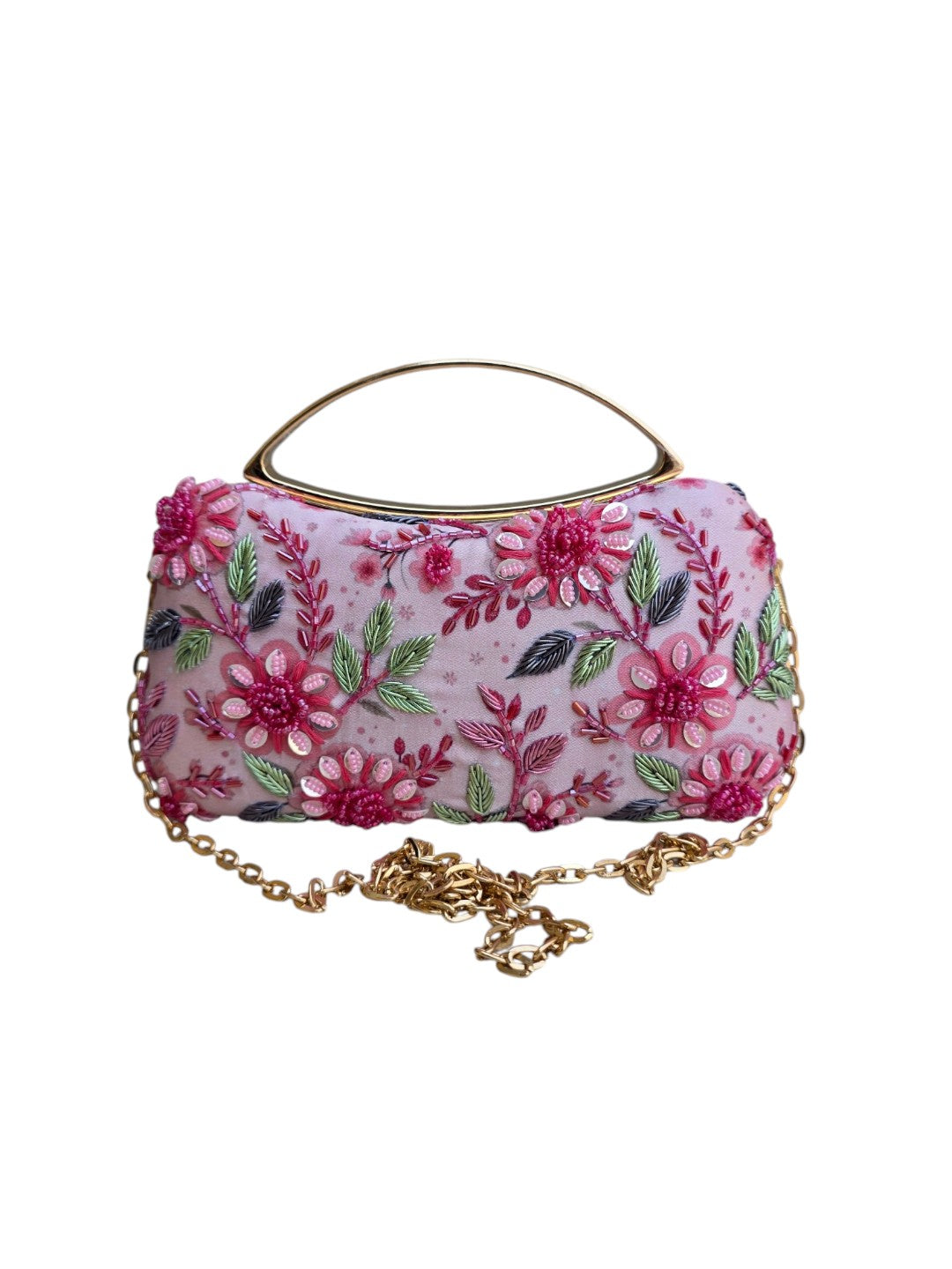VRPS Printed Embroidered Clutch | Handcrafted Ethnic Bag | SWIS-4462
