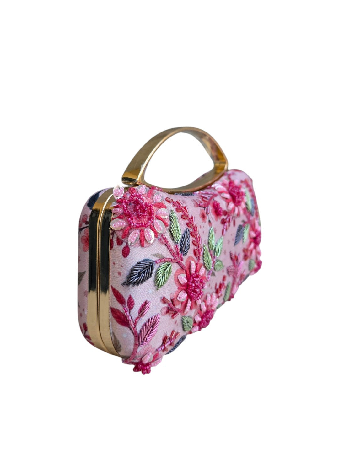 VRPS Printed Embroidered Clutch | Handcrafted Ethnic Bag | SWIS-4462 | Additional Angle