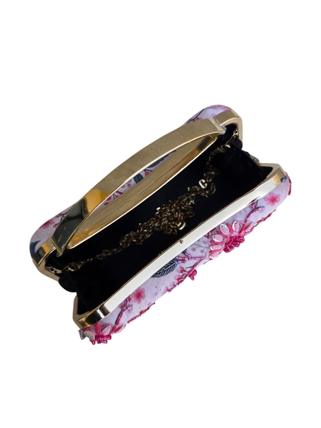 VRPS Printed Embroidered Clutch | Handcrafted Ethnic Bag | SWIS-4462 | Additional Angle