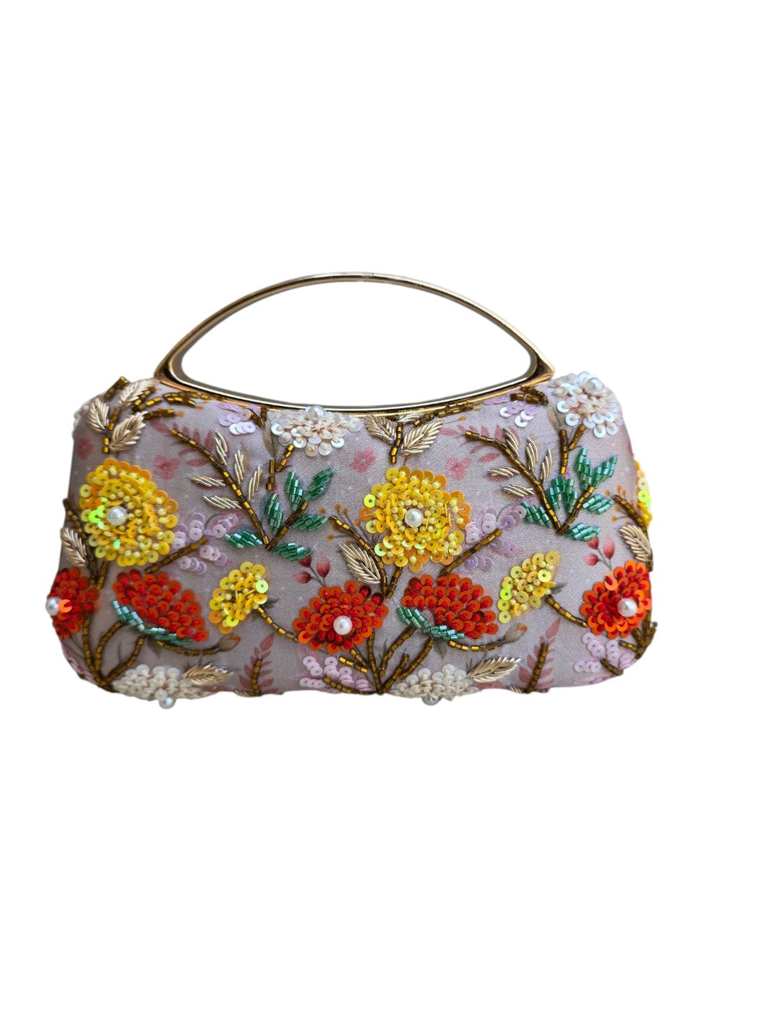 VRPS Printed Embroidered Clutch | Handcrafted Ethnic Bag | SWIS-4469 | Additional Angle