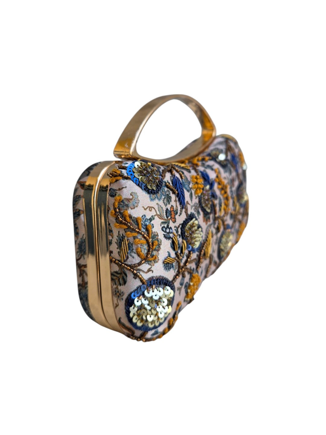 VRPS Printed Embroidered Clutch | Handcrafted Ethnic Bag | SWIS-4463 | Additional Angle