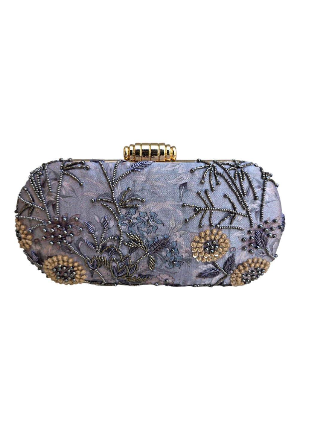 VRPS Printed Embroidered Clutch | Handcrafted Ethnic Bag | SWIS-4467 | Additional Angle