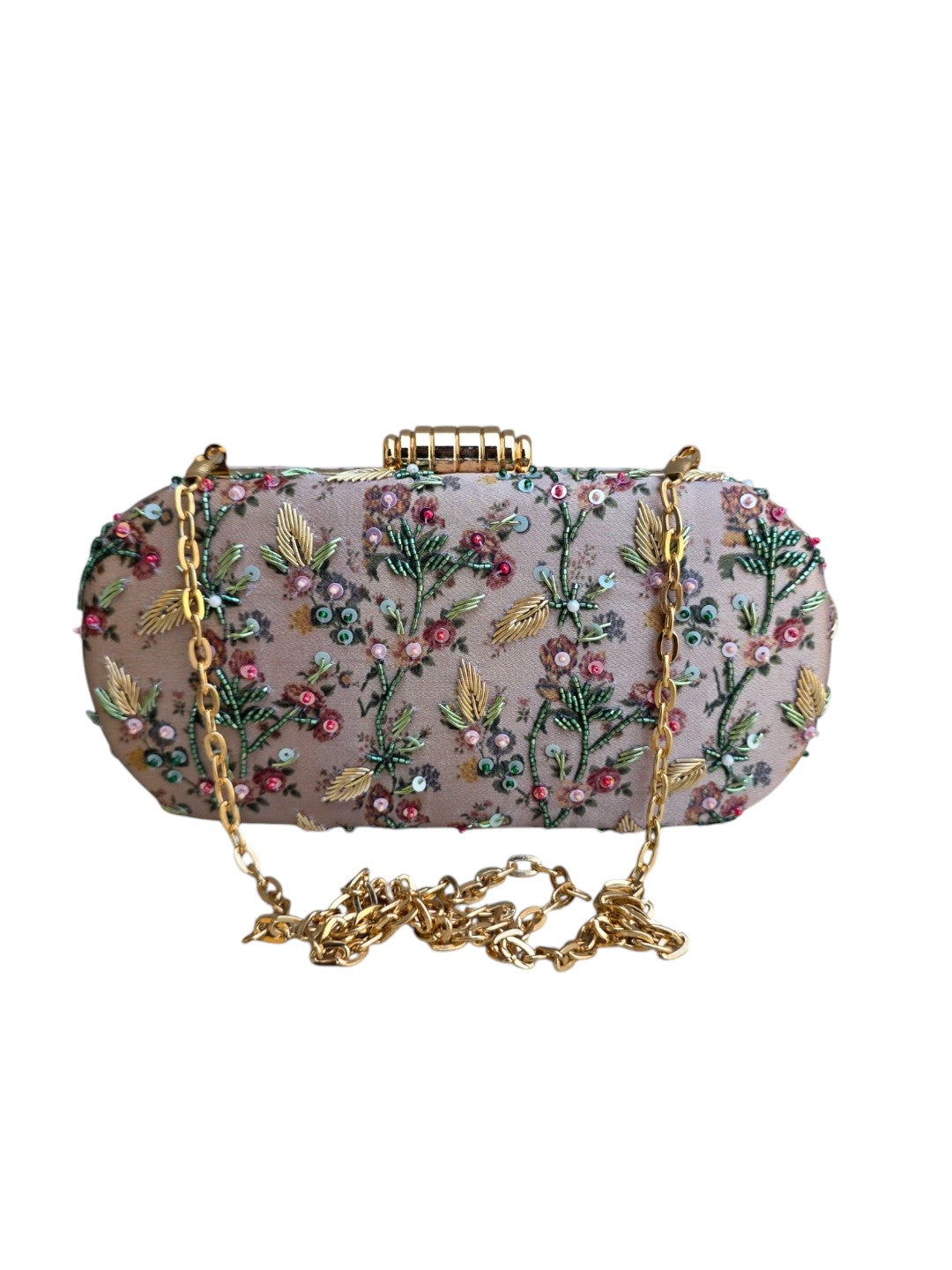 VRPS Printed Embroidered Clutch | Handcrafted Ethnic Bag | SWIS-4472