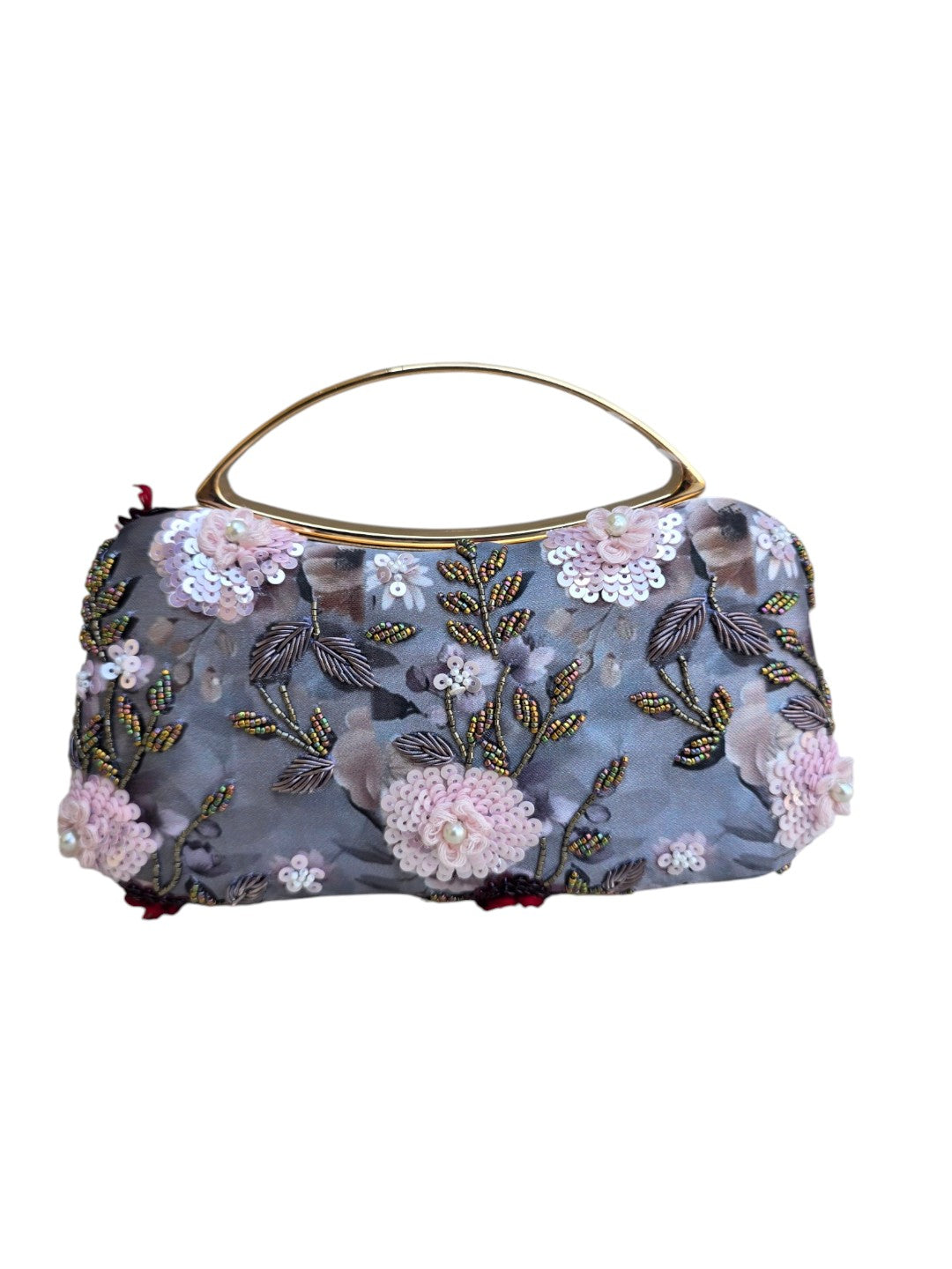 VRPS Printed Embroidered Clutch | Handcrafted Ethnic Bag | SWIS-4475 | Additional Angle