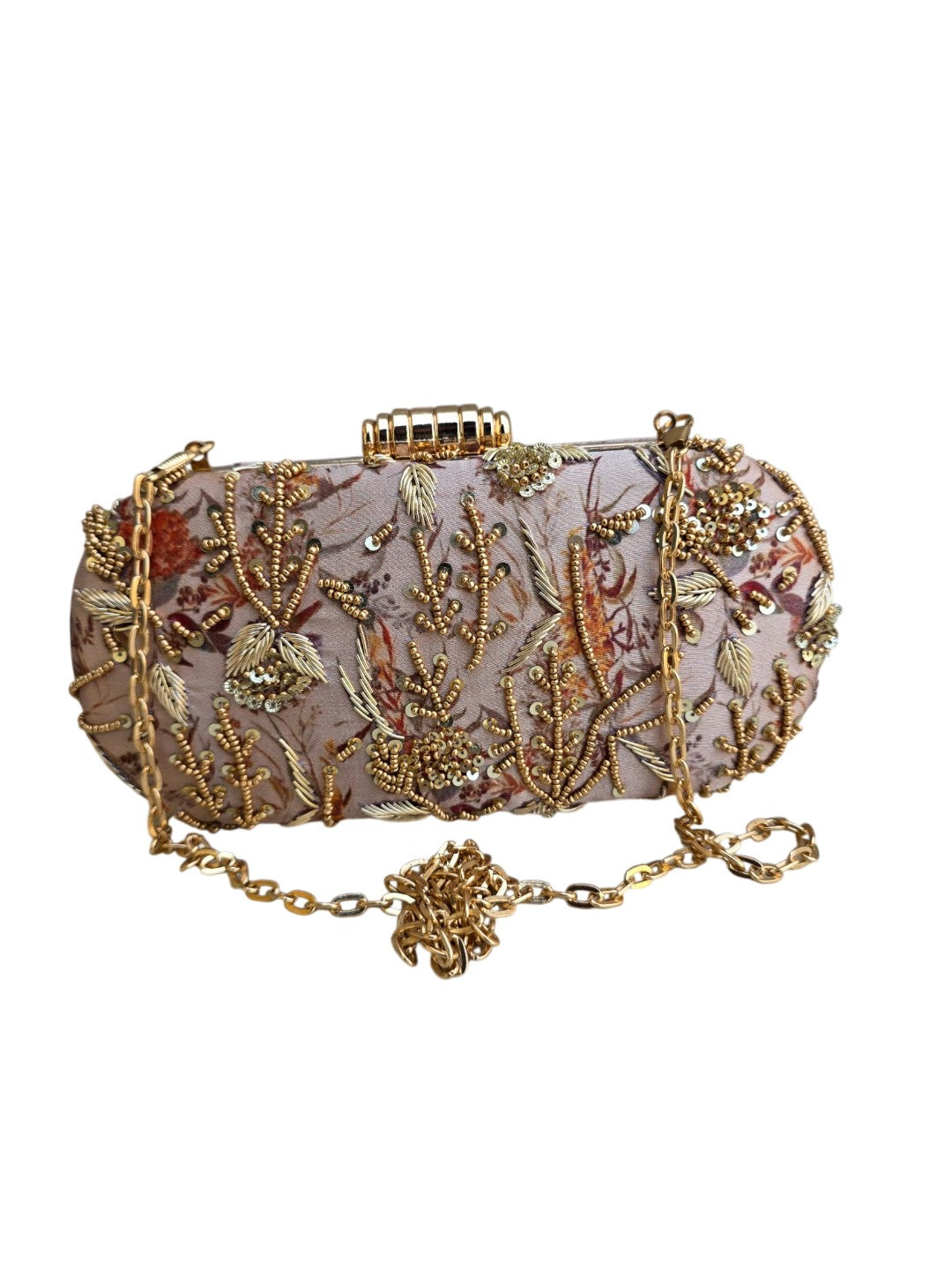 VRPS Printed Embroidered Clutch | Handcrafted Ethnic Bag | SWIS-4476