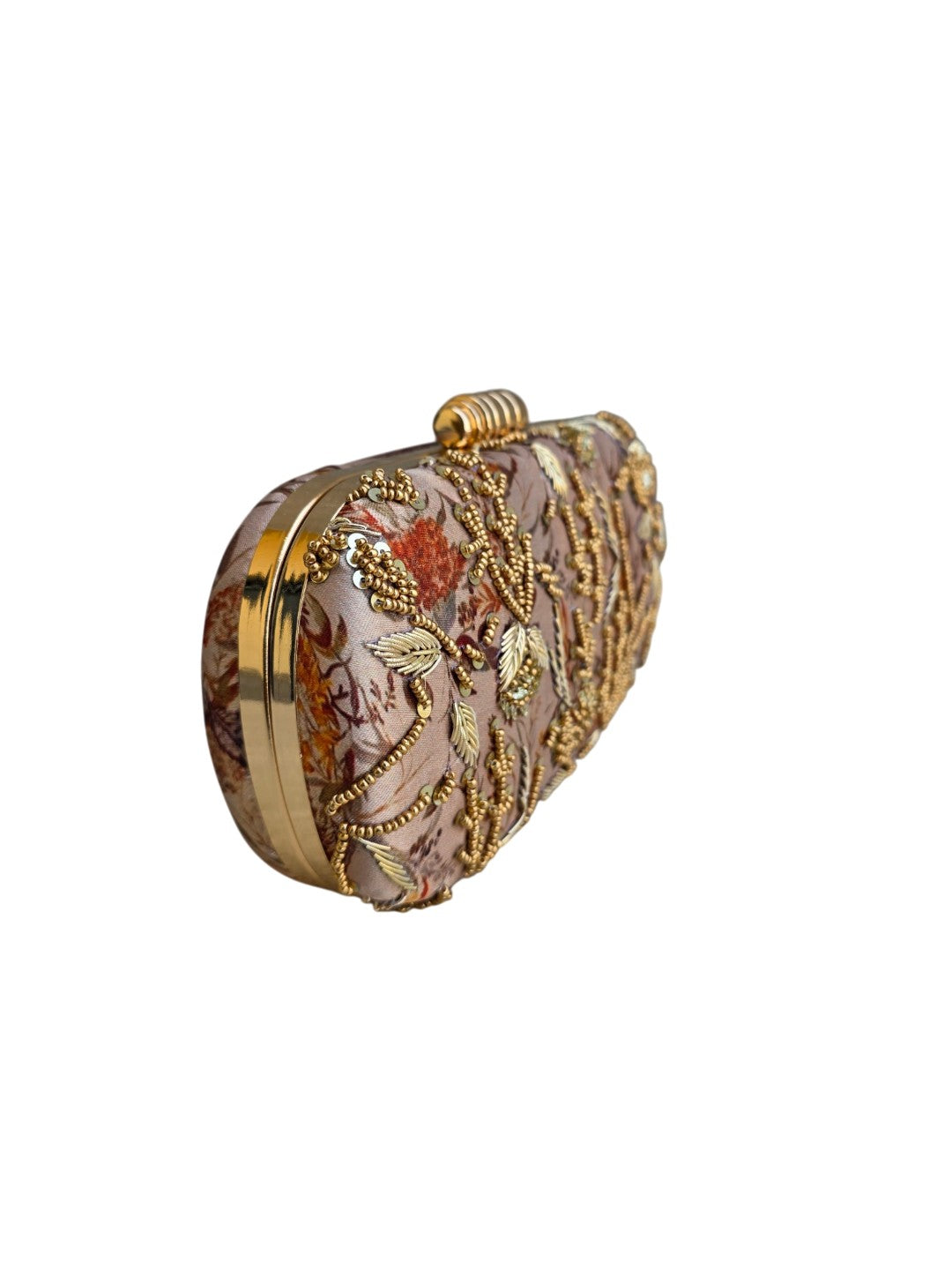 VRPS Printed Embroidered Clutch | Handcrafted Ethnic Bag | SWIS-4476 | Additional Angle