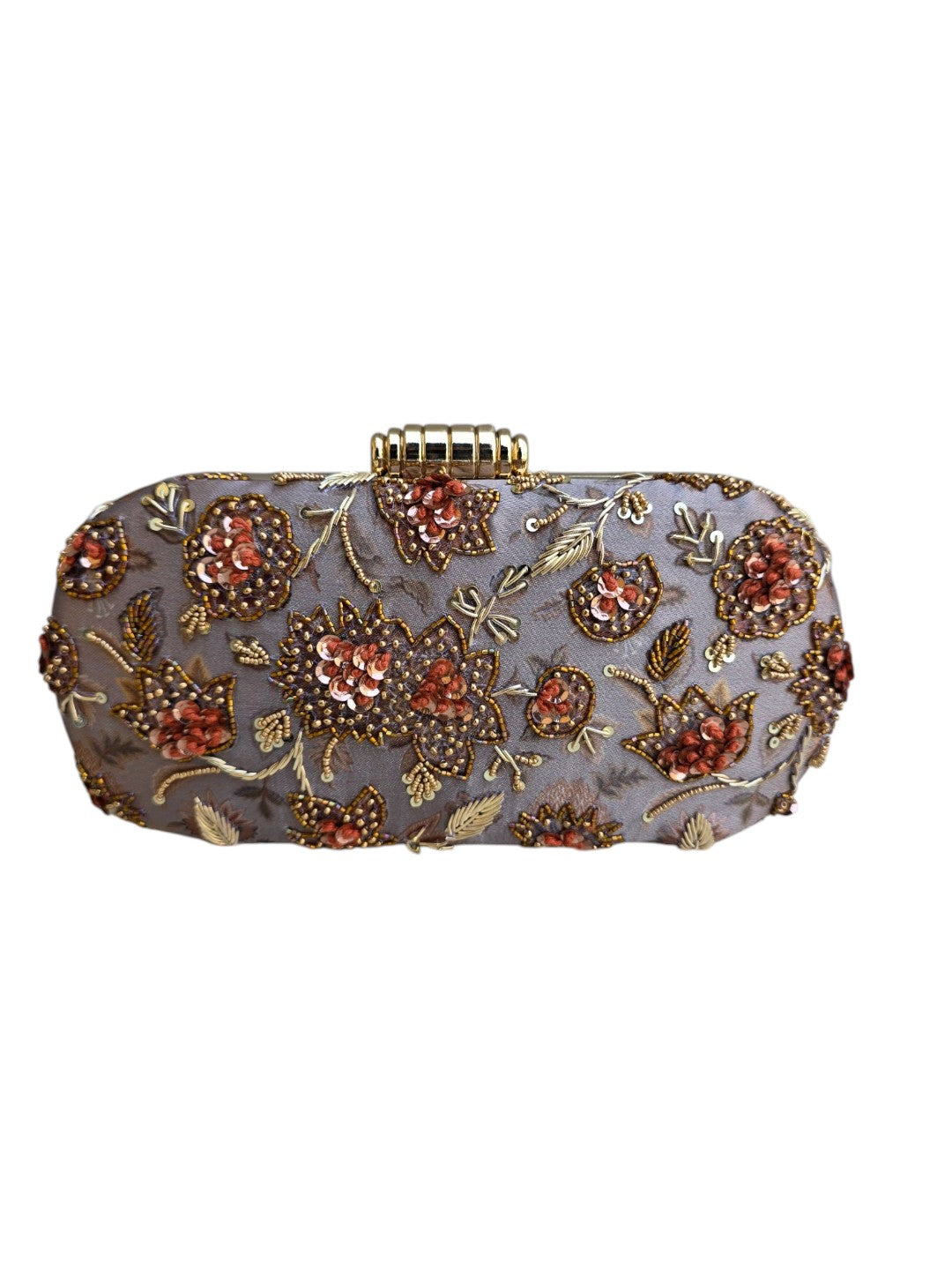 VRPS Printed Embroidered Clutch | Handcrafted Ethnic Bag | SWIS-4465 | Additional Angle