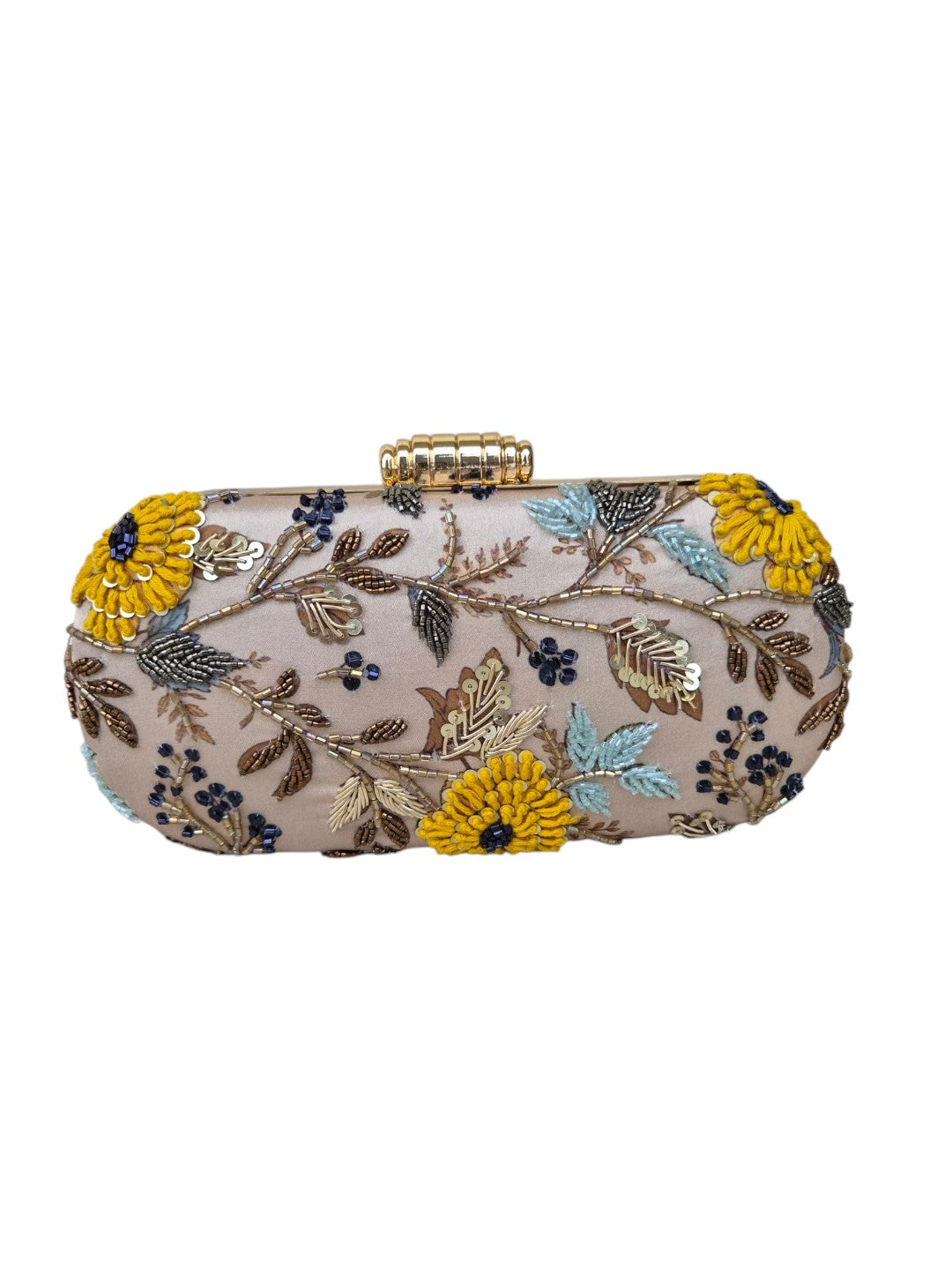 VRPS Printed Embroidered Clutch | Handcrafted Ethnic Bag | SWIS-4509