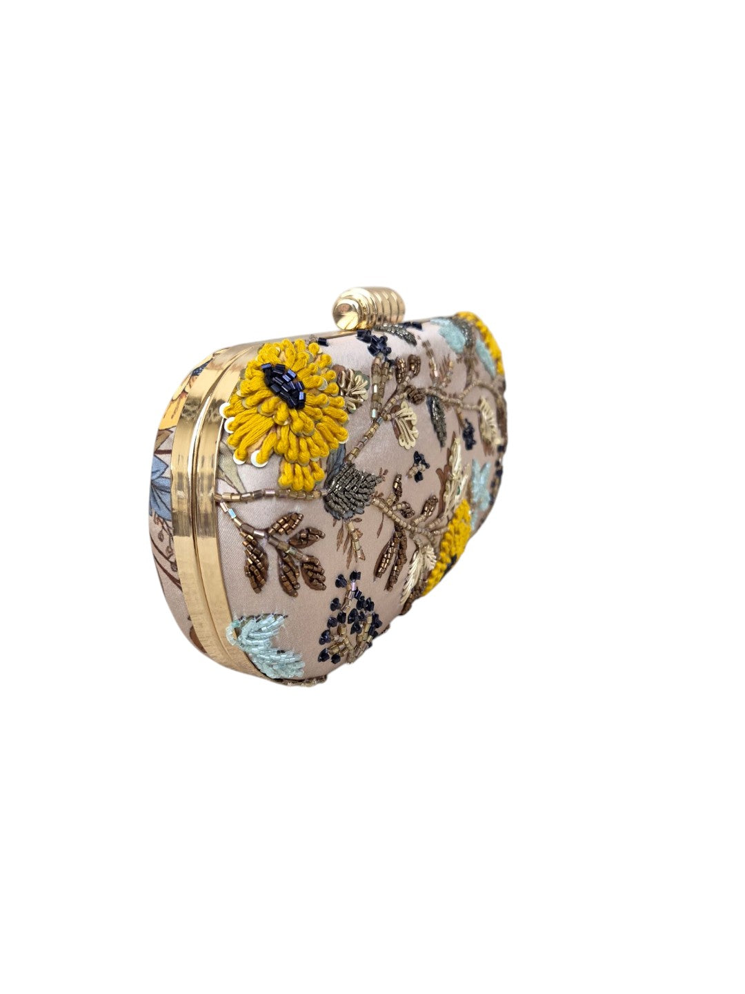 VRPS Printed Embroidered Clutch | Handcrafted Ethnic Bag | SWIS-4509 | Additional Angle