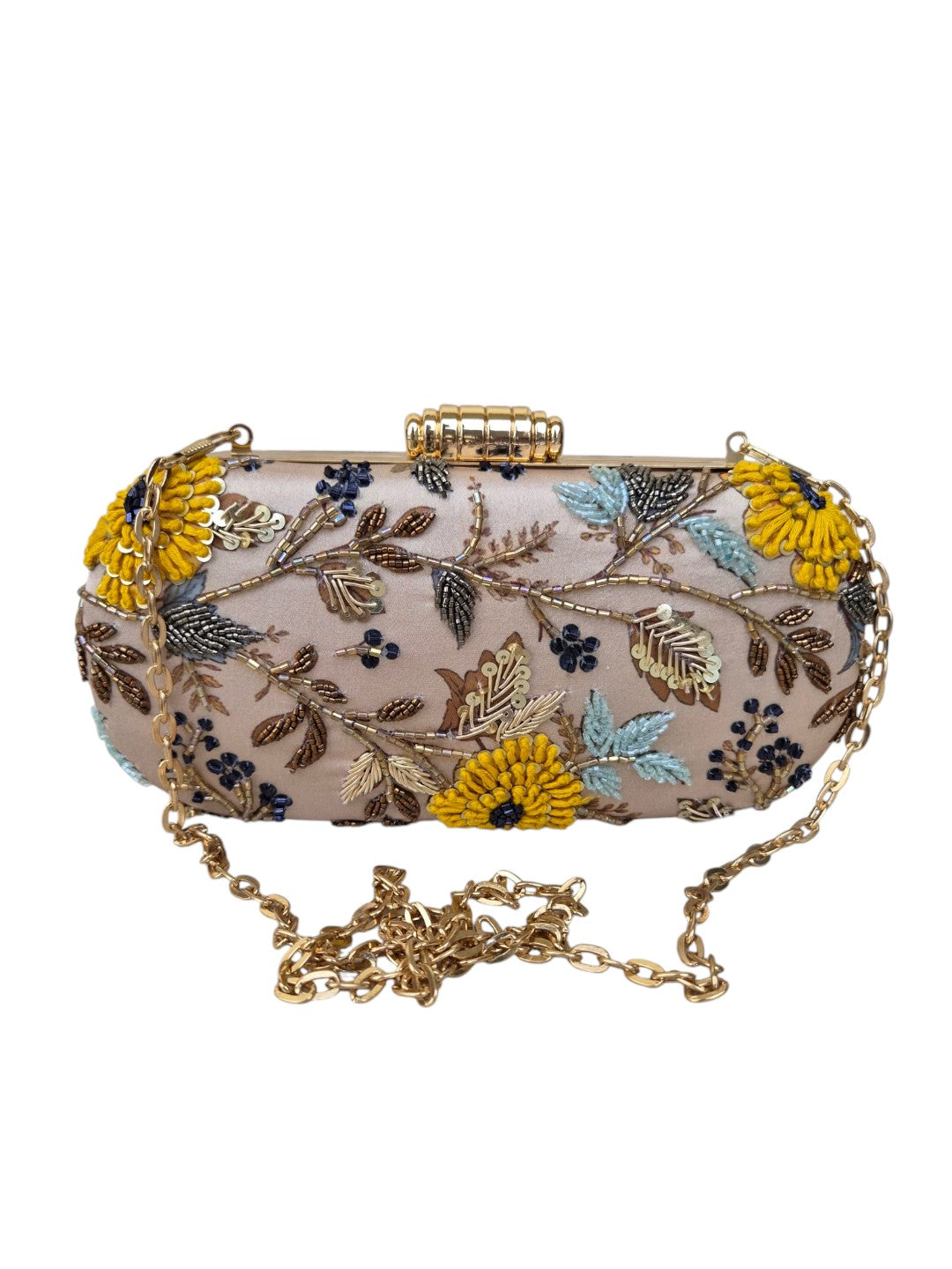 VRPS Printed Embroidered Clutch | Handcrafted Ethnic Bag | SWIS-4509 | Additional Angle