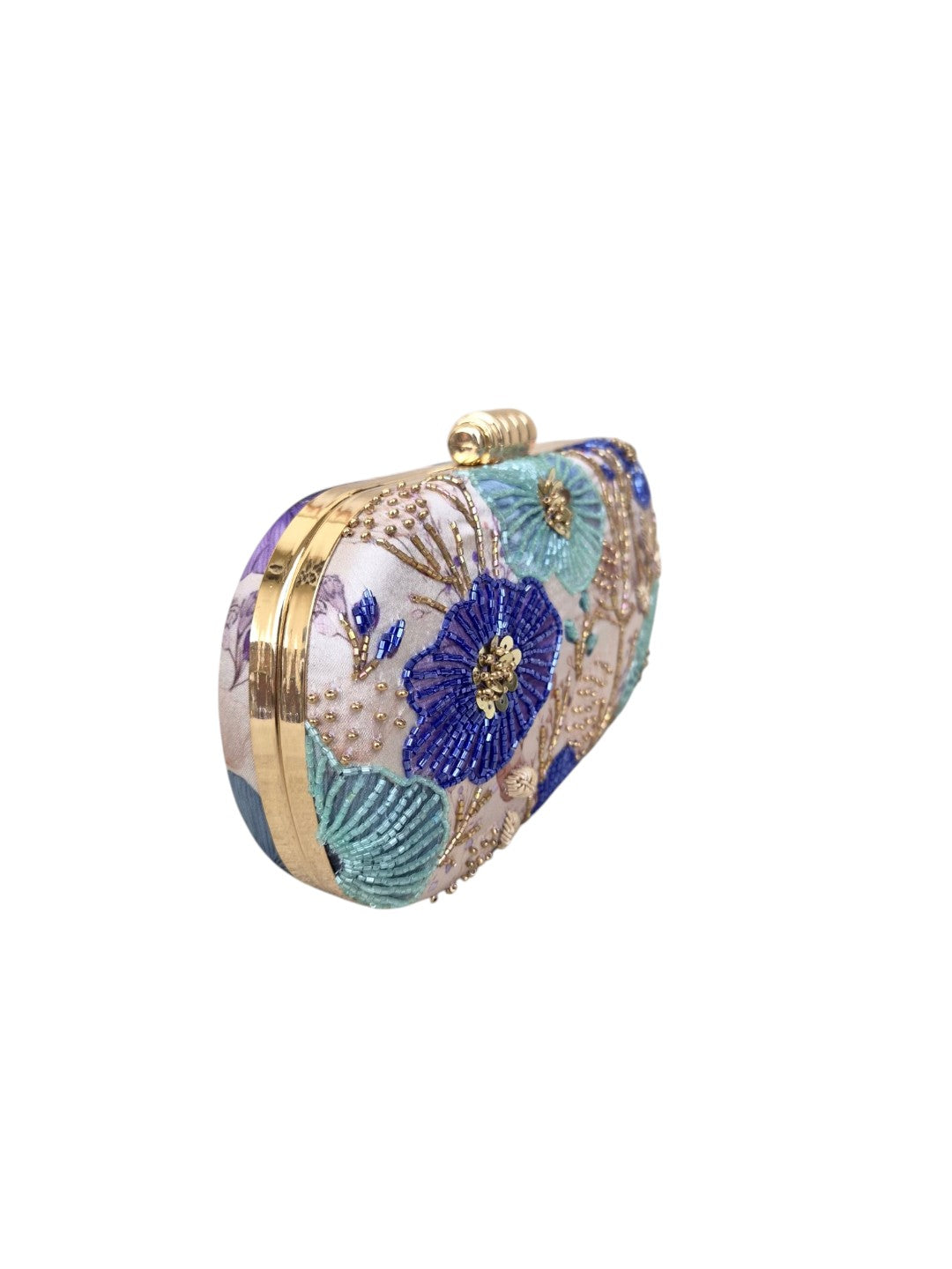VRPS Printed Embroidered Clutch | Handcrafted Ethnic Bag | SWIS-4510 | Additional Angle