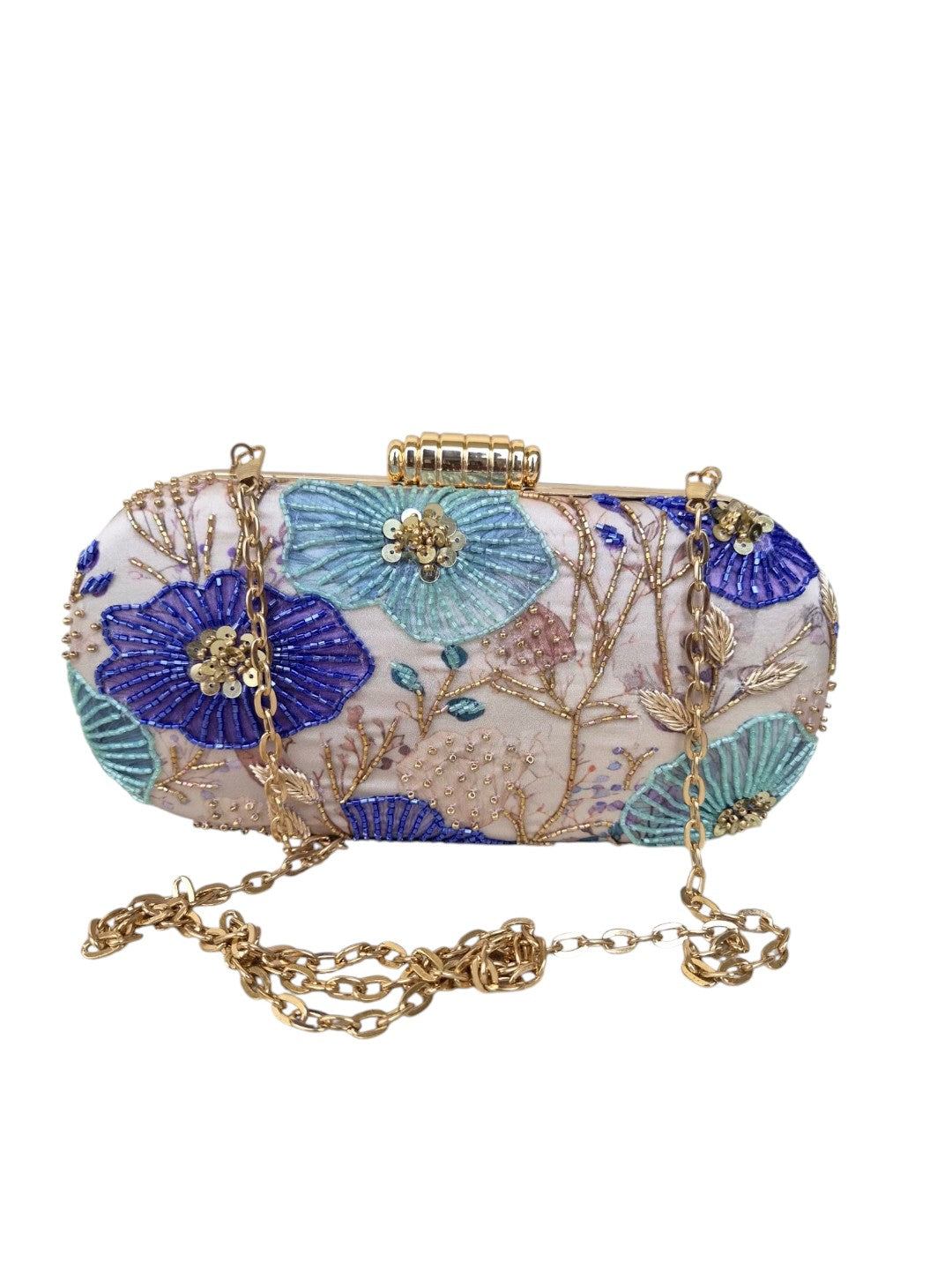 VRPS Printed Embroidered Clutch | Handcrafted Ethnic Bag | SWIS-4510 | Additional Angle