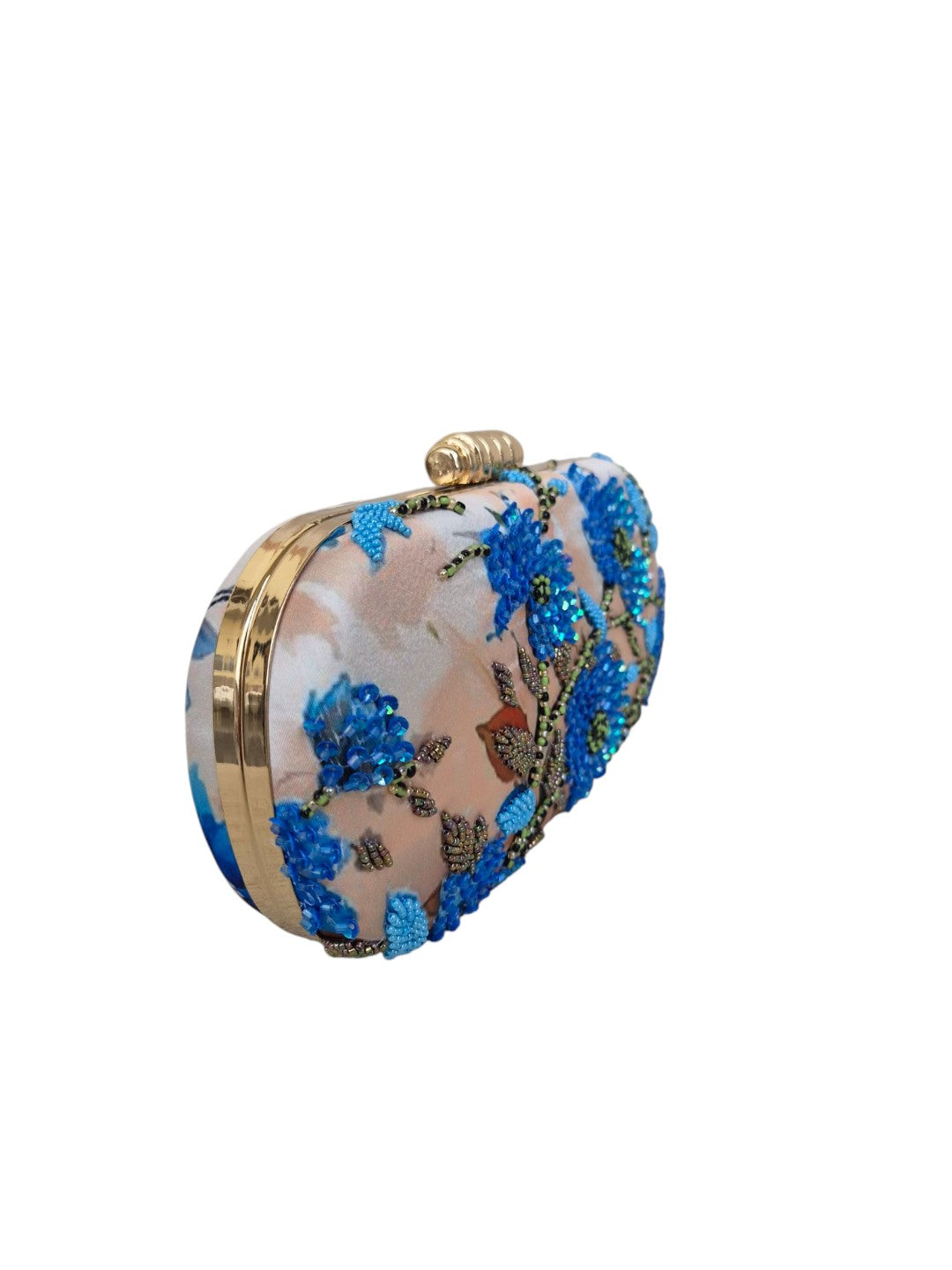 VRPS Printed Embroidered Clutch | Handcrafted Ethnic Bag | SWIS-4511 | Additional Angle