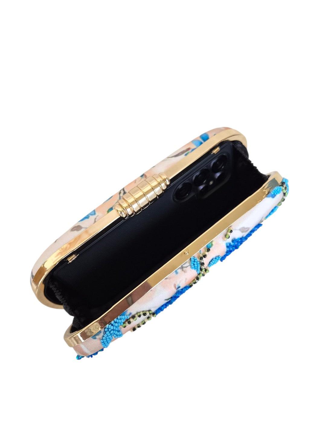 VRPS Printed Embroidered Clutch | Handcrafted Ethnic Bag | SWIS-4511 | Additional Angle