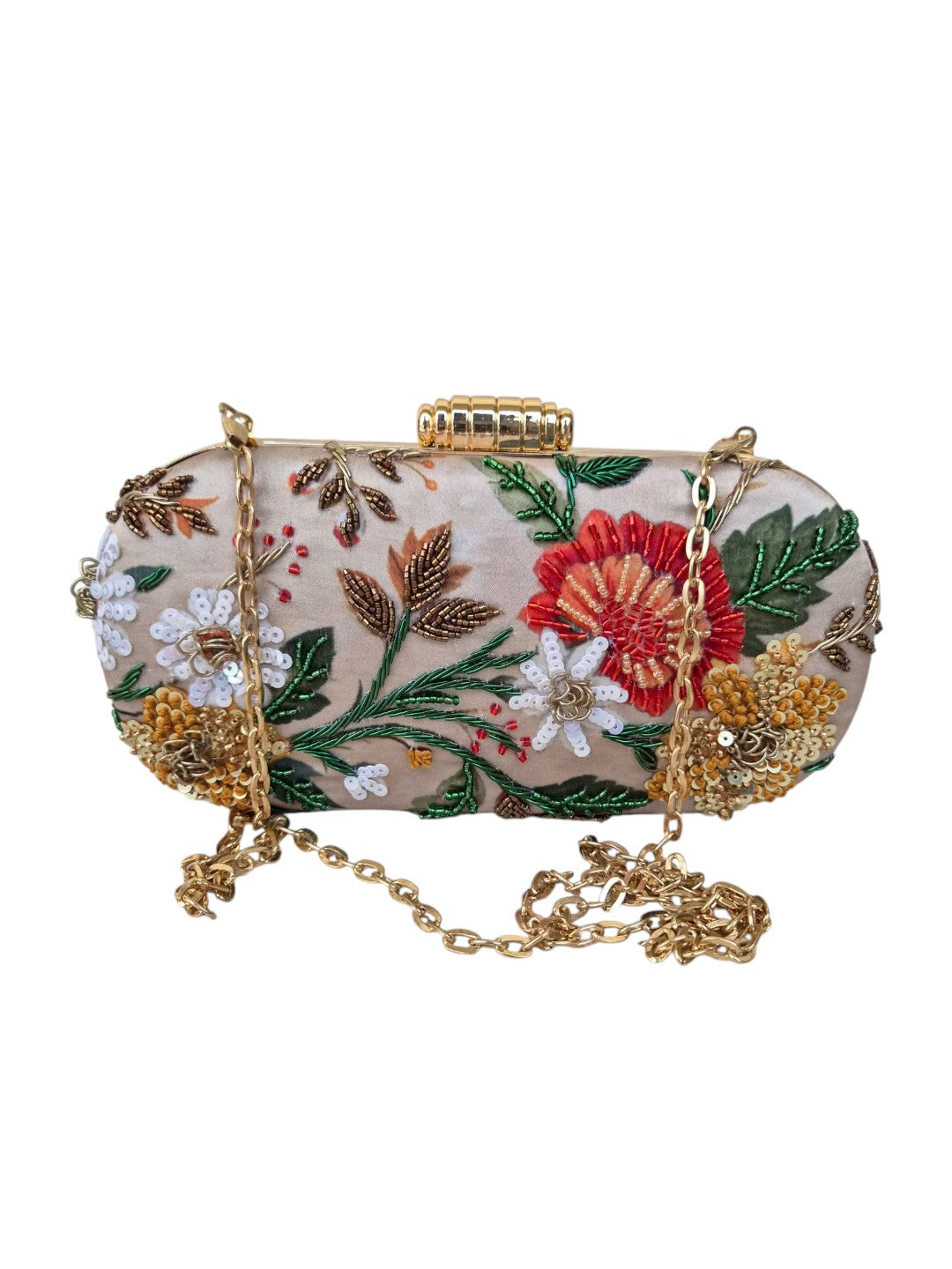 VRPS Printed Embroidered Clutch | Handcrafted Ethnic Bag | SWIS-4512 | Additional Angle