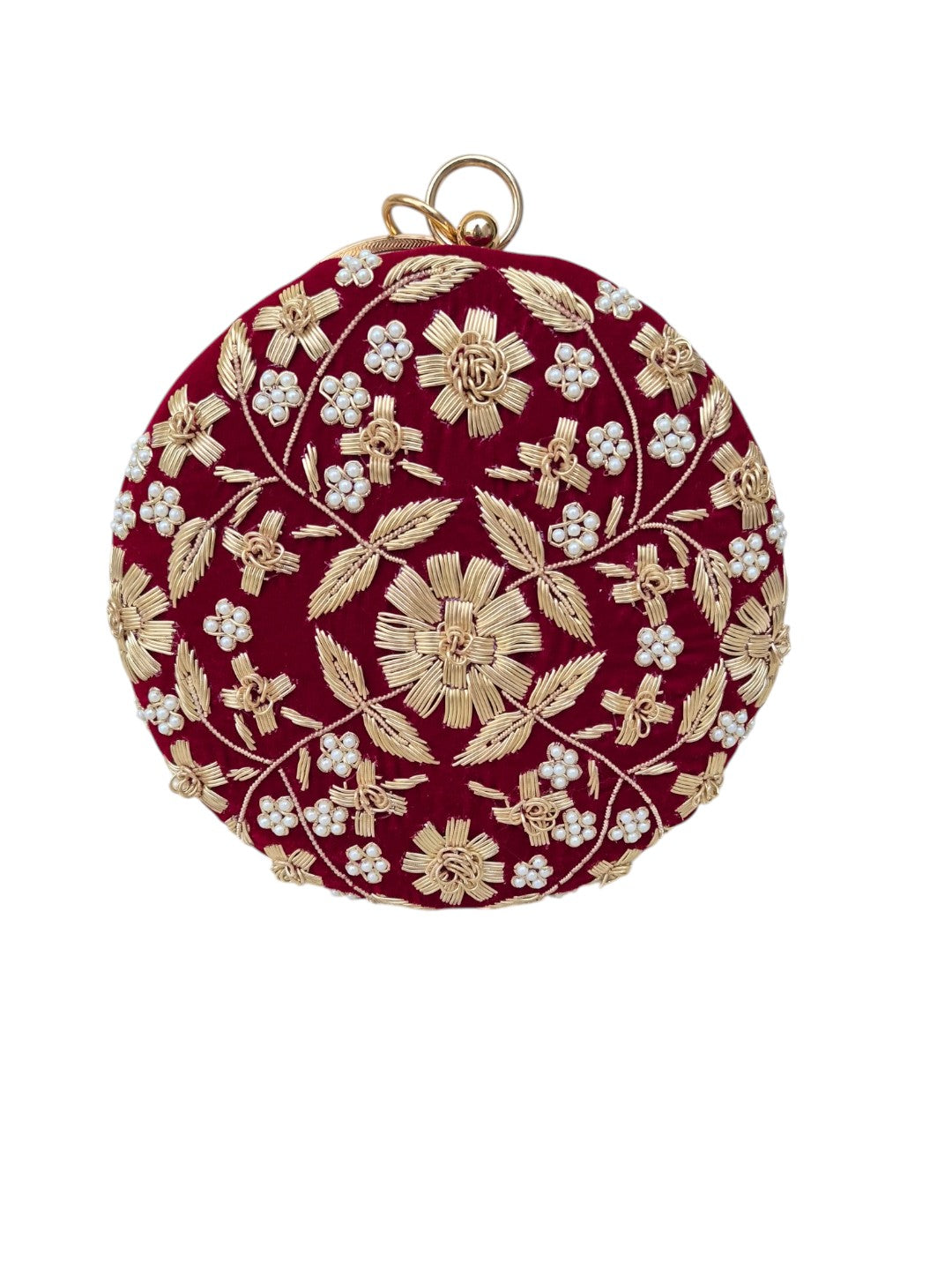 VRPS Embroidered Clutch | Handcrafted Ethnic Bag | SWIS-4519 | Additional Angle