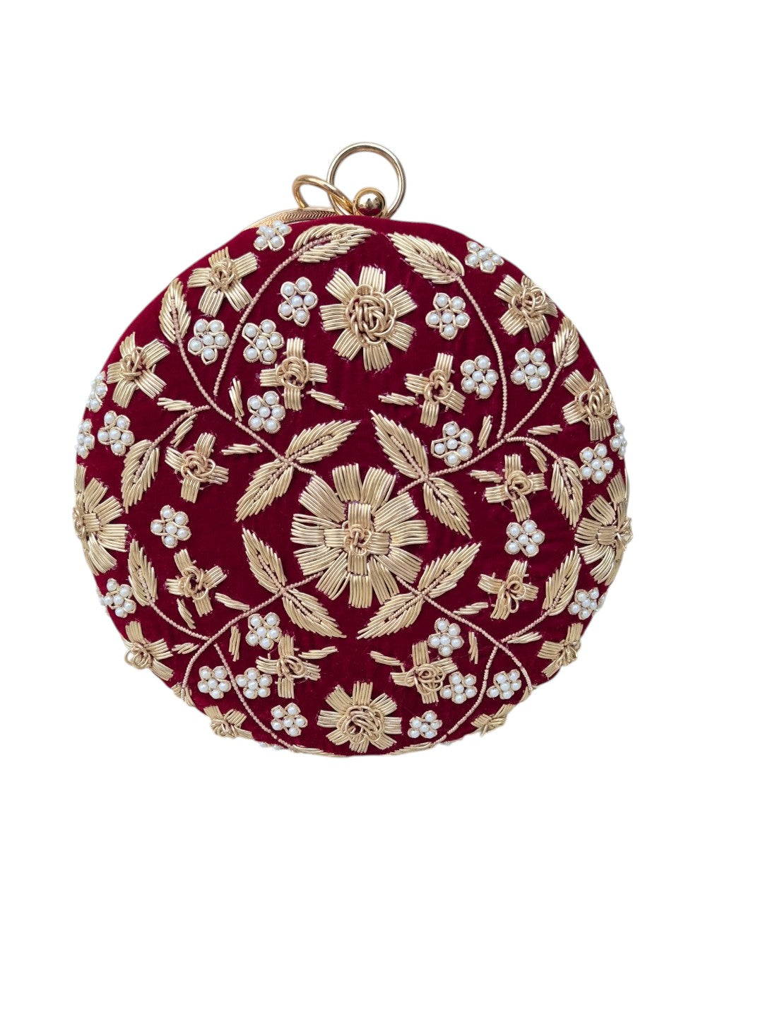 VRPS Embroidered Clutch | Handcrafted Ethnic Bag | SWIS-4519 | Additional Angle