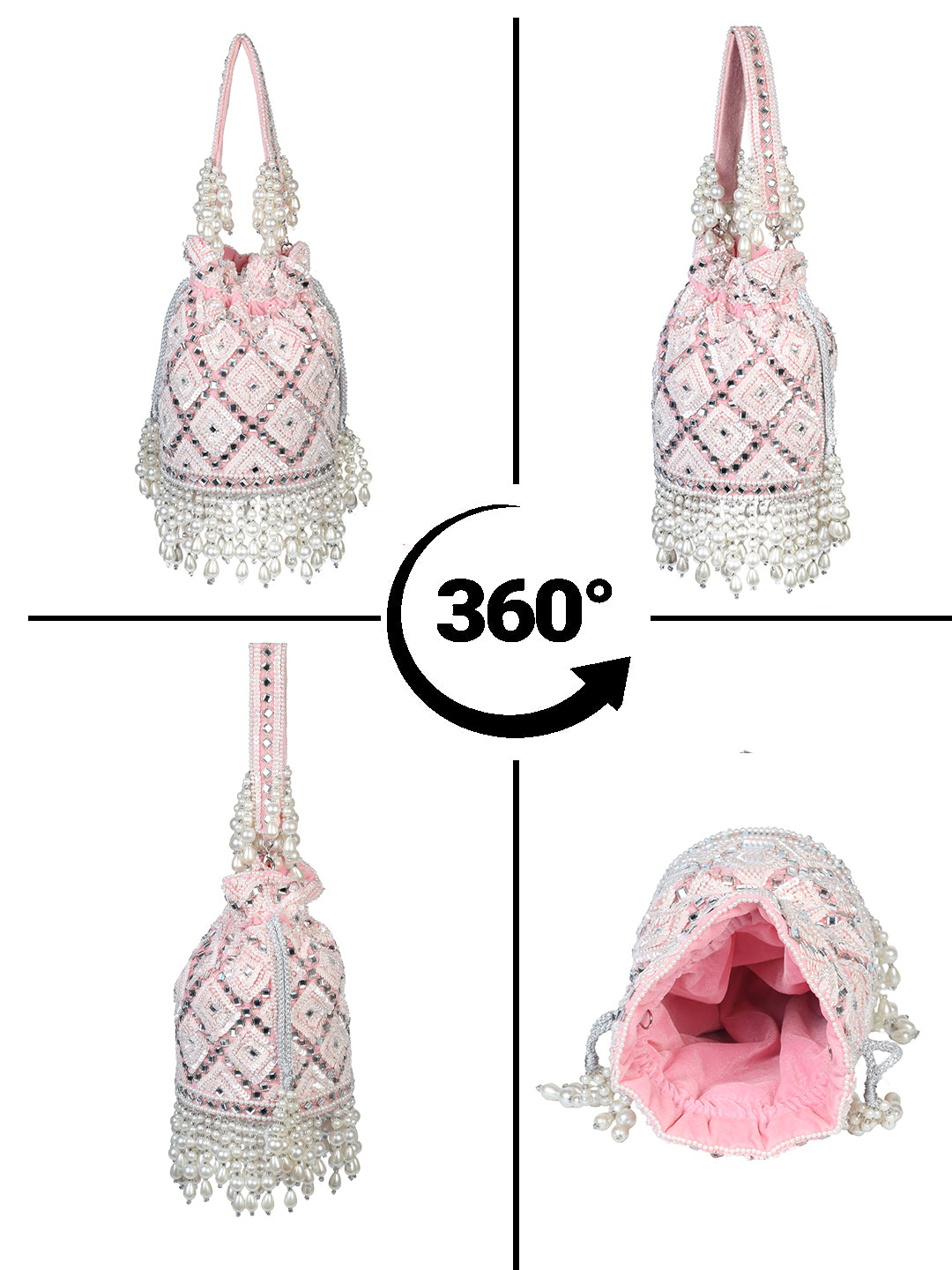VRPS Potli Bag | Handcrafted Ethnic Bag | SWIS-2871 | Additional Angle