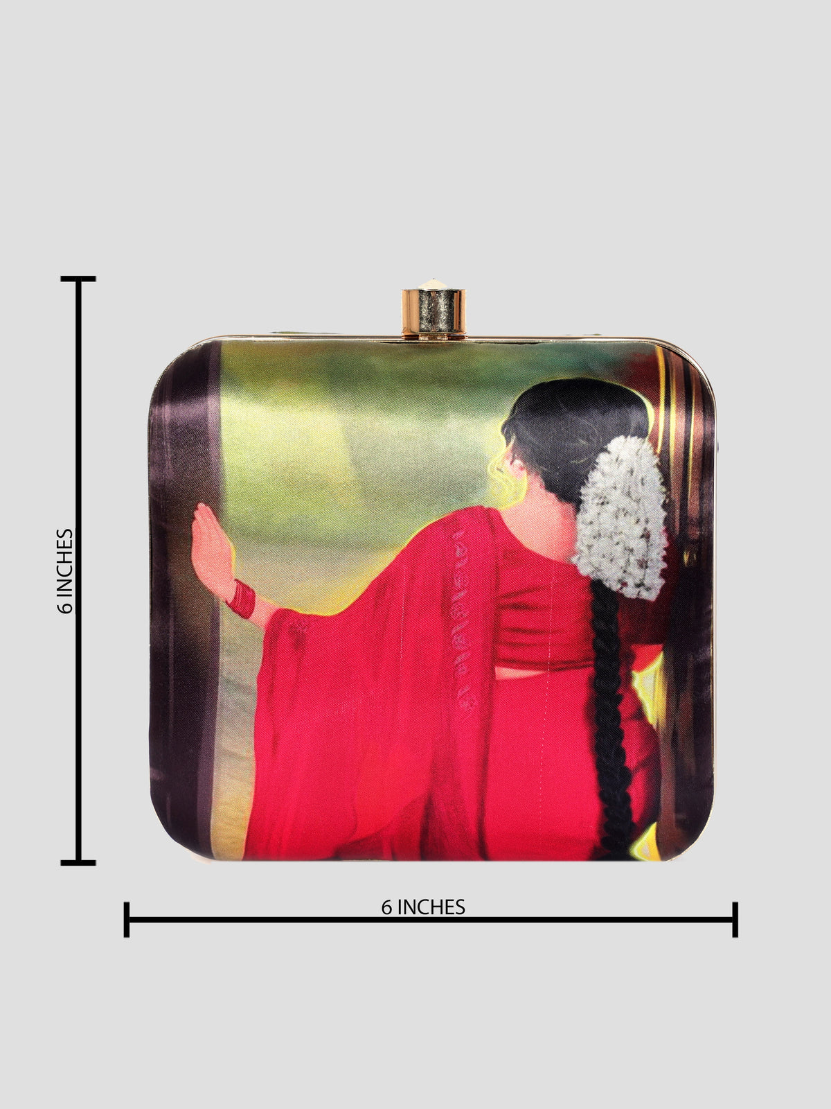 VRPS Printed Clutch | Handcrafted Ethnic Bag | SWIS-1329 | Additional Angle