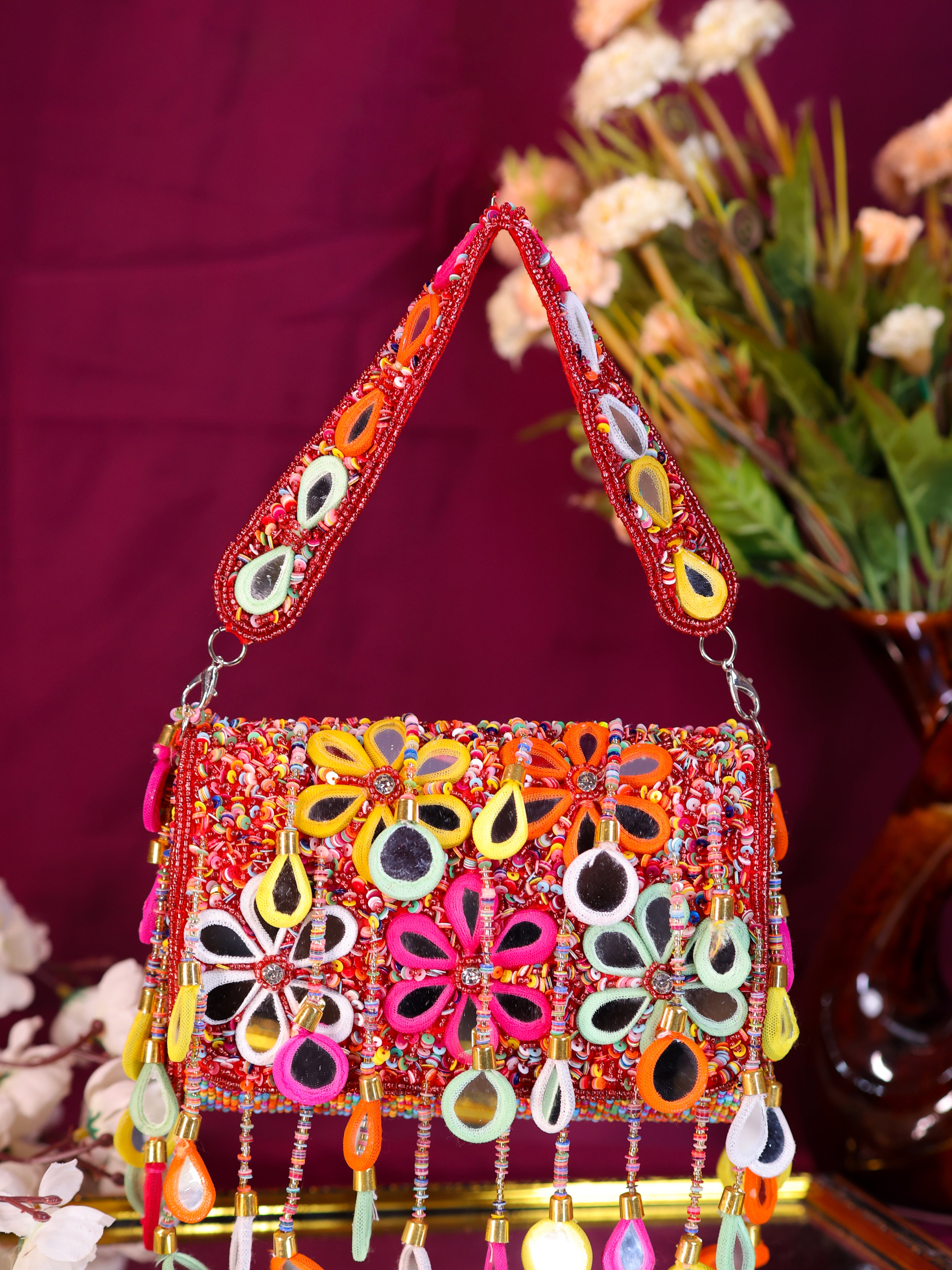 VRPS Flap Bag | Handcrafted Ethnic Bag | SWIS-1547