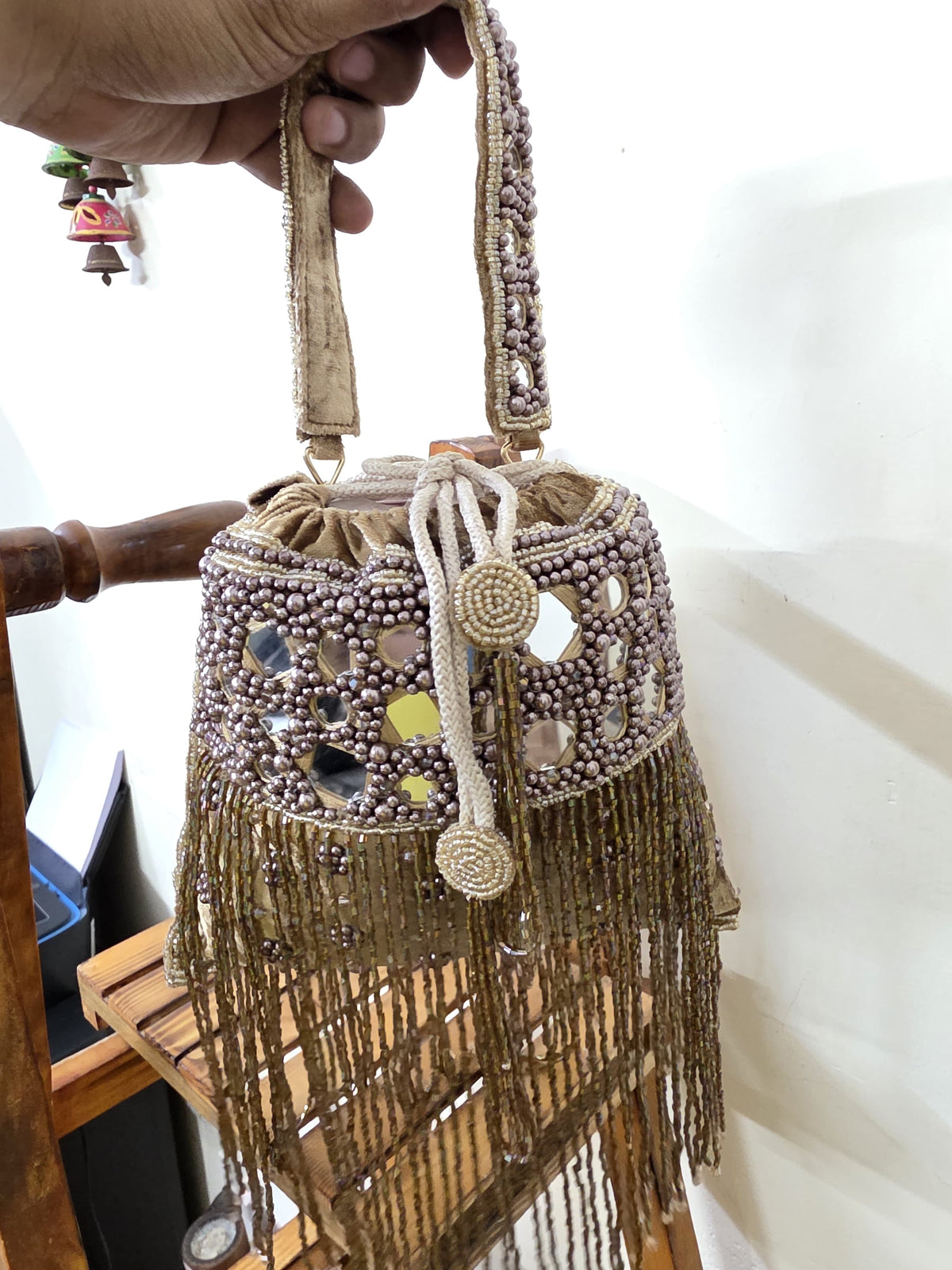 VRPS Potli Bag | Handcrafted Ethnic Bag | SWIS-2269 | Additional Angle