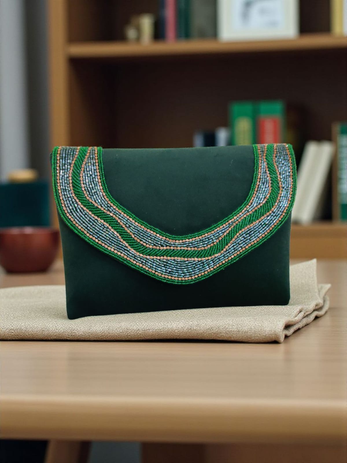 Green Flap Bag